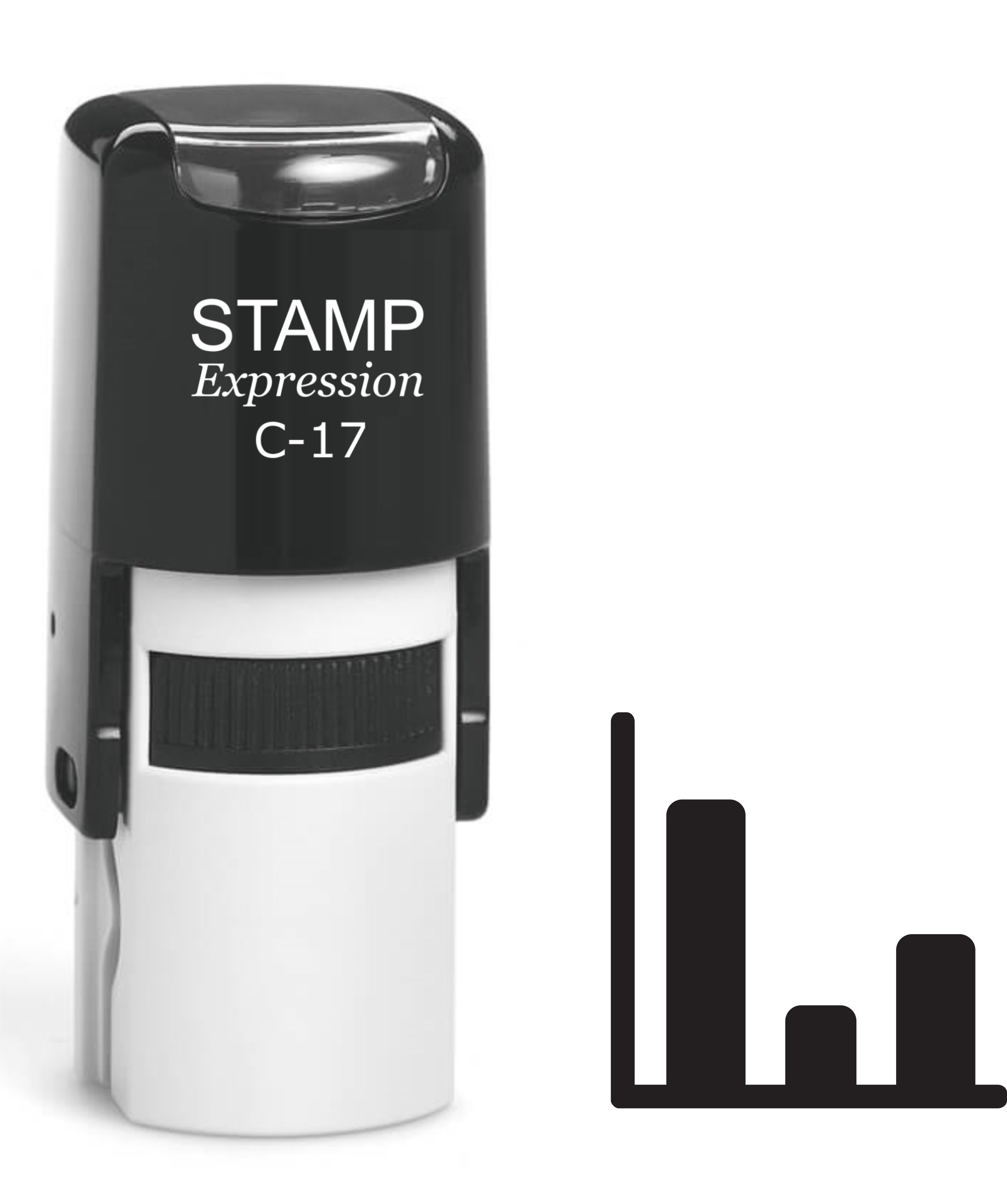 Chart Self Inking Rubber Stamp (SH-61345)