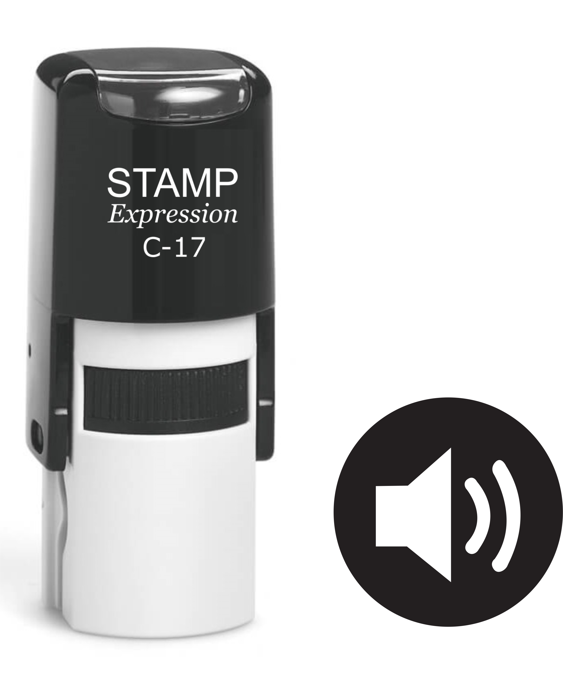 Sound Icon Self Inking Rubber Stamp (SH-61359)