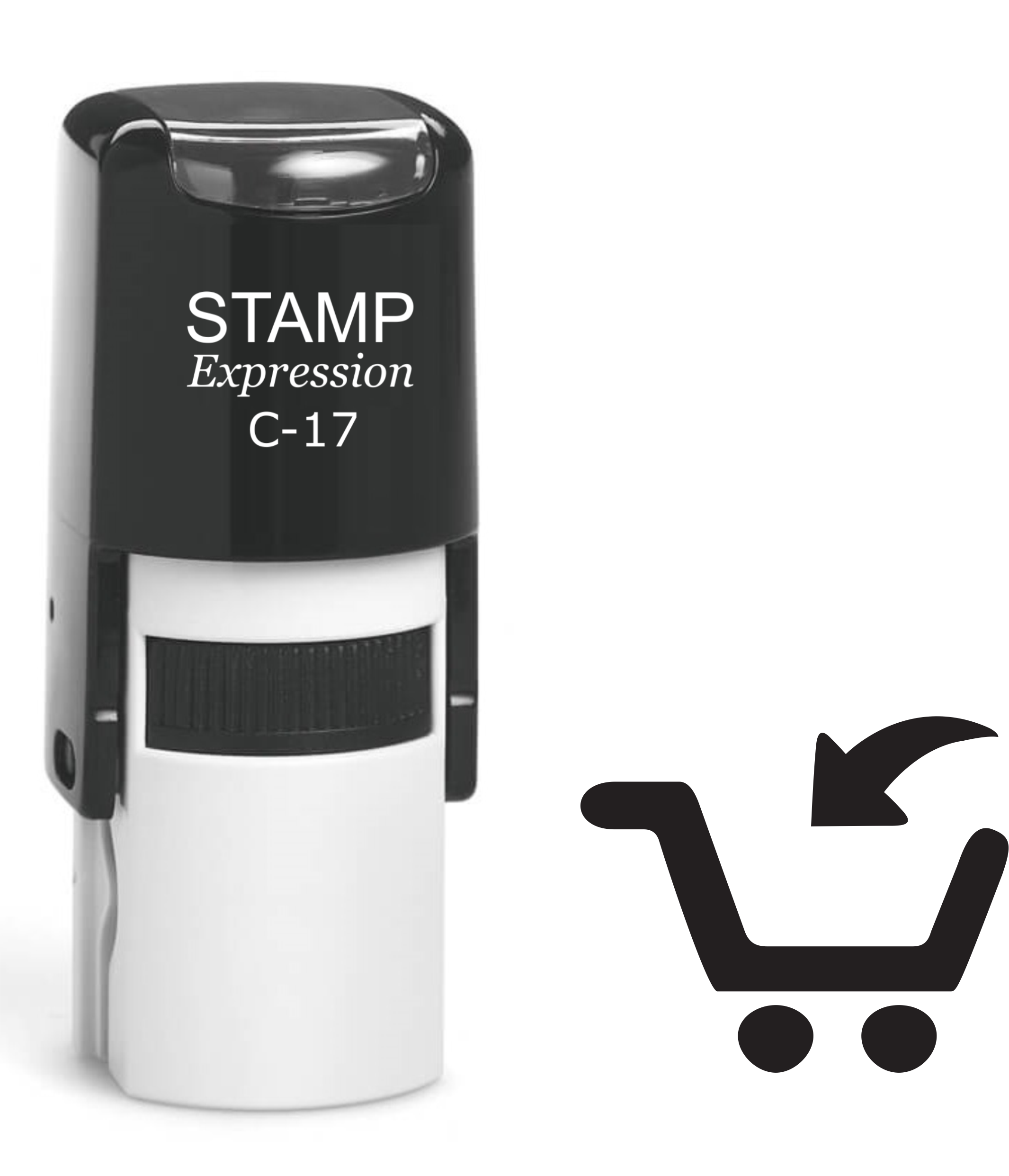 Add To Cart Icon Self Inking Rubber Stamp (SH-61365)