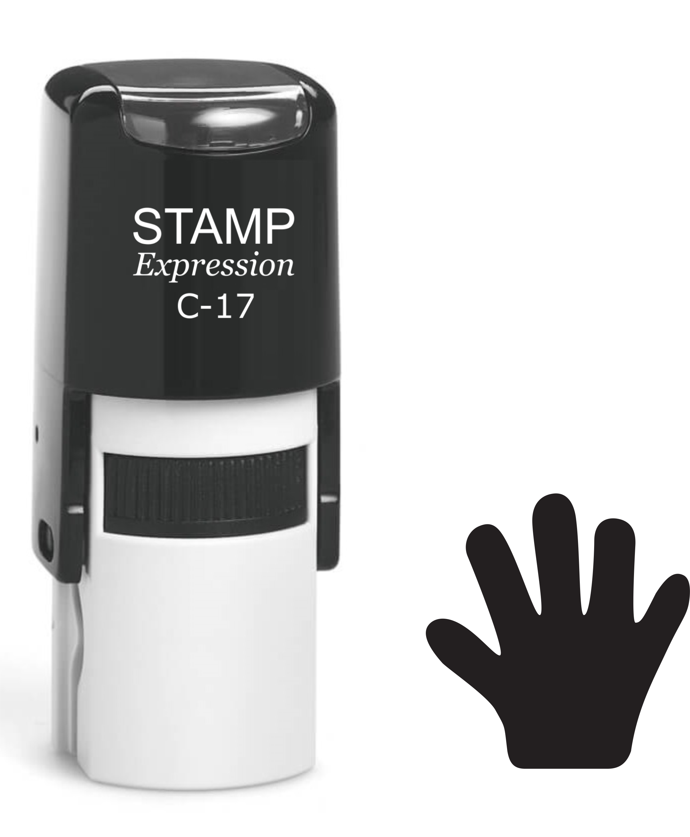 Hand Self Inking Rubber Stamp (SH-61366)