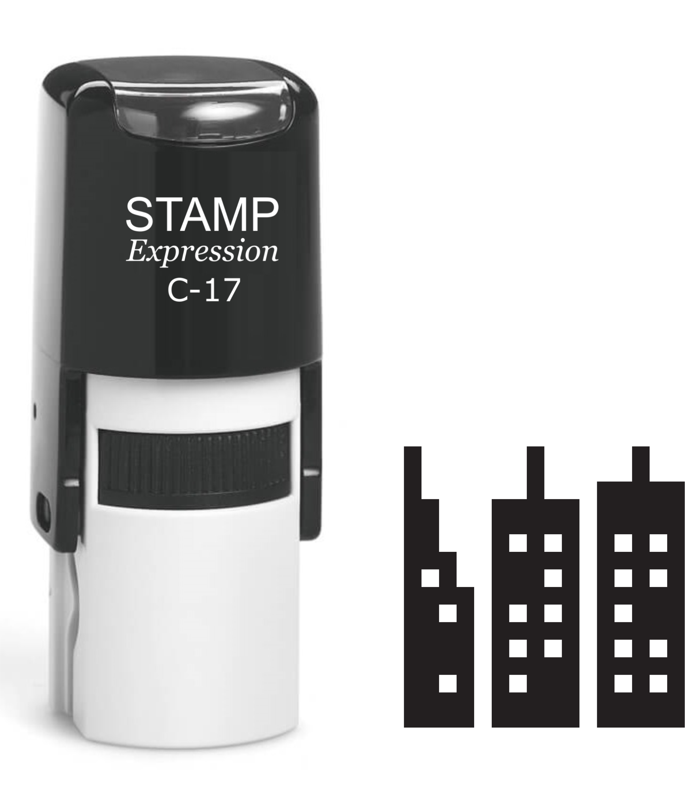 Sky Scrapers Self Inking Rubber Stamp (SH-61368)