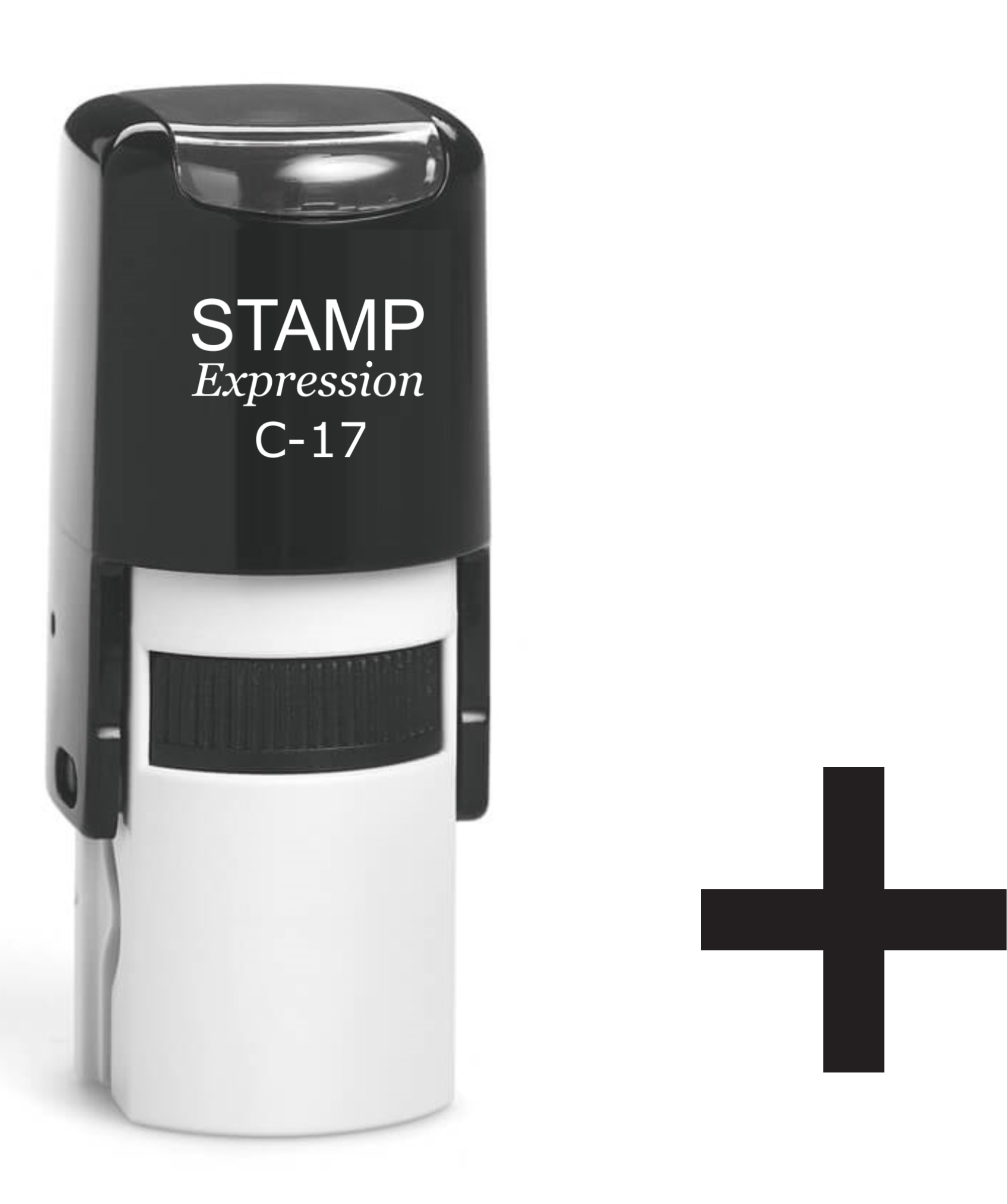 Plus Icon Self Inking Rubber Stamp (SH-61371)