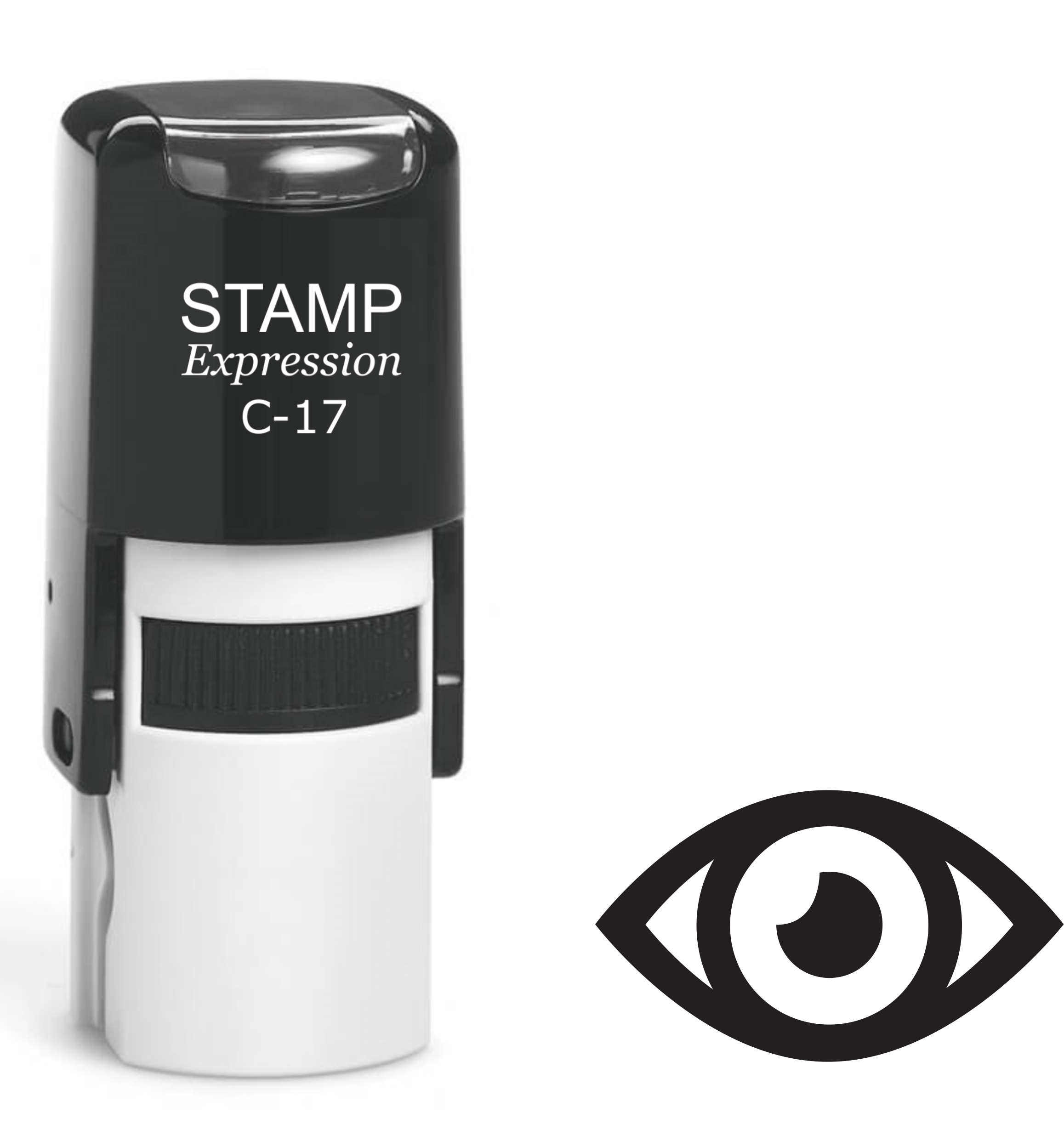 Eye Self Inking Rubber Stamp (SH-61372)
