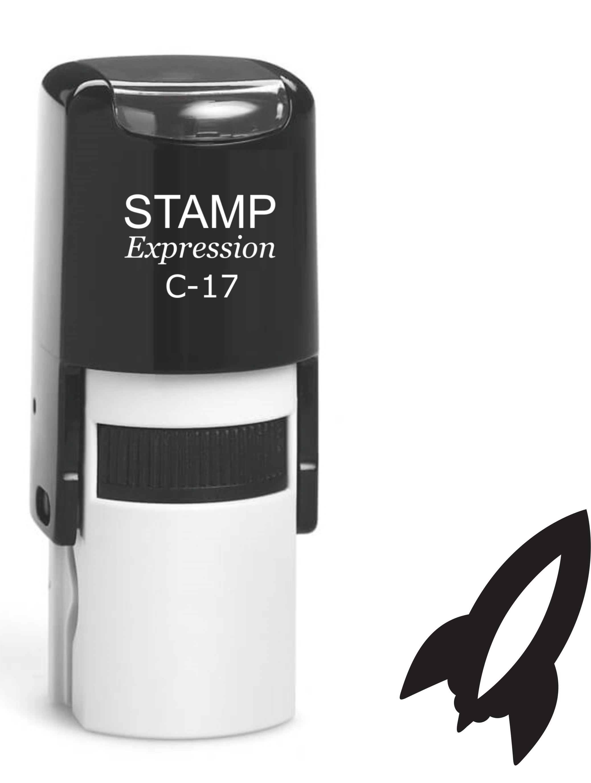 Rocket Self Inking Rubber Stamp (SH-61377)