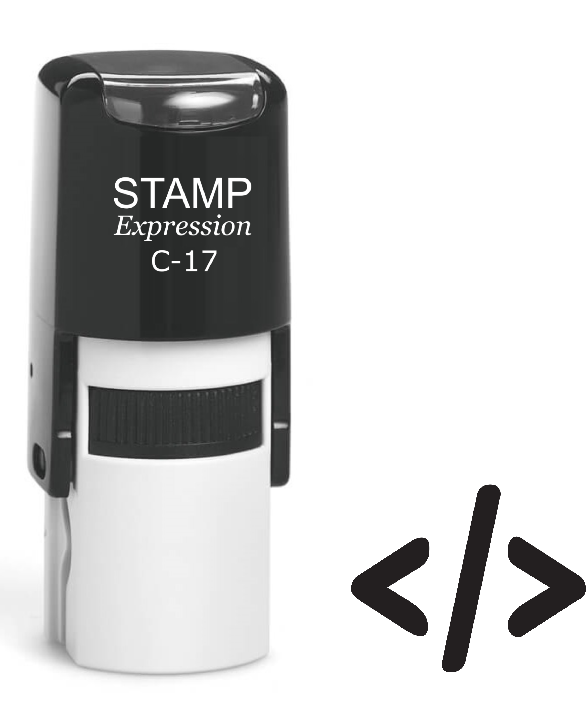 Close Code Icon Self Inking Rubber Stamp (SH-61391)