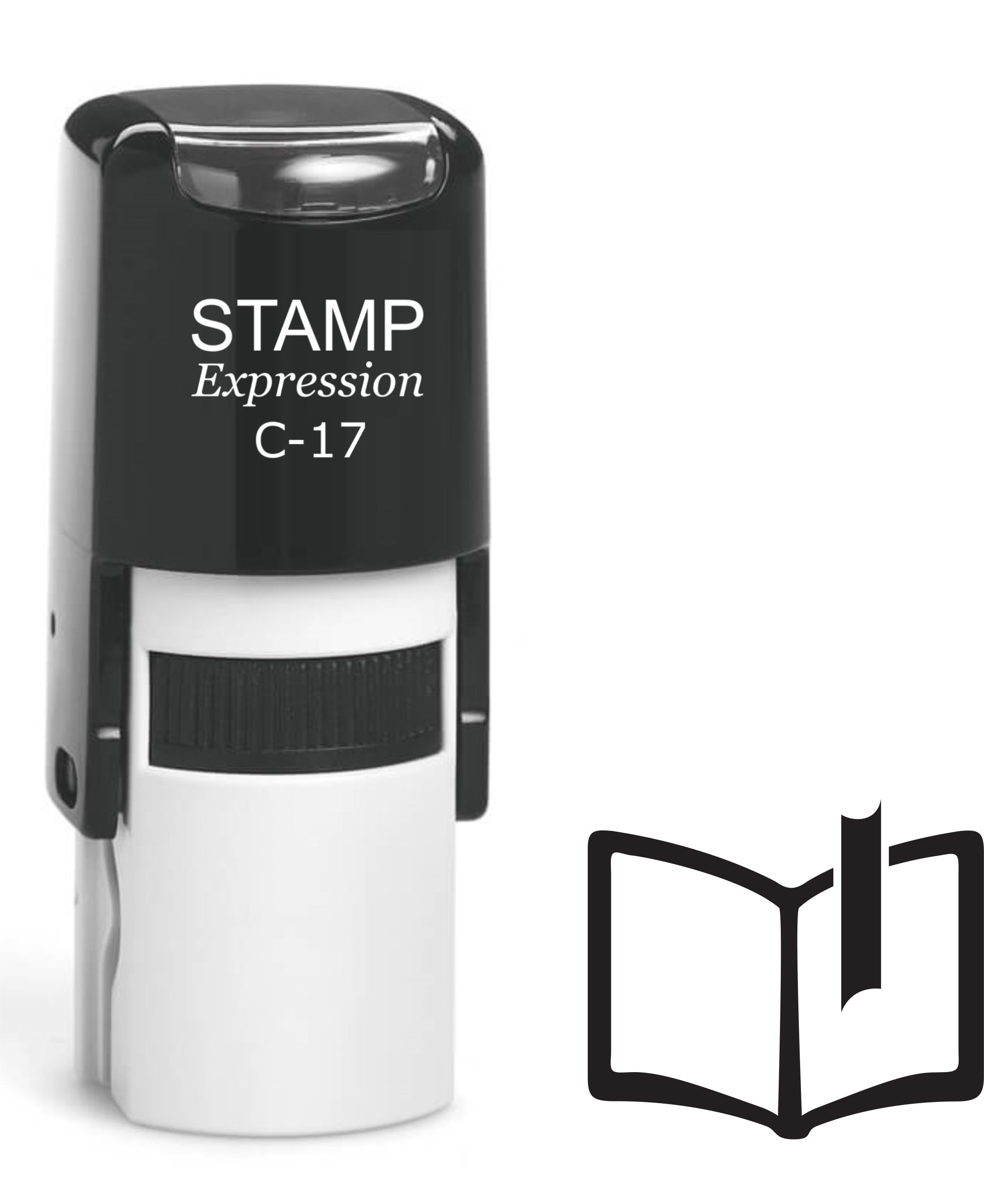 Book Self Inking Rubber Stamp (SH-61395)