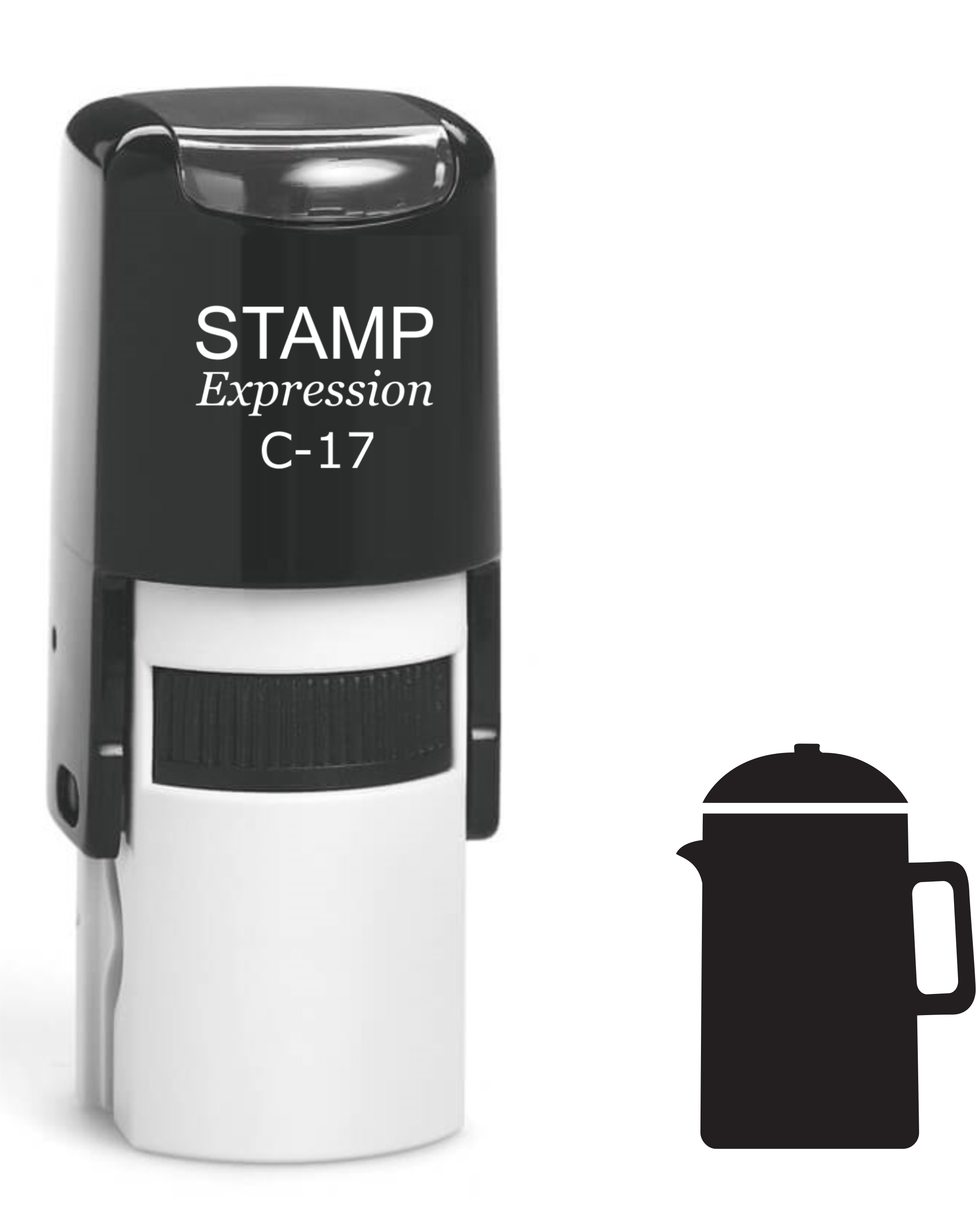 Coffee Maker Self Inking Rubber Stamp (SH-61401)