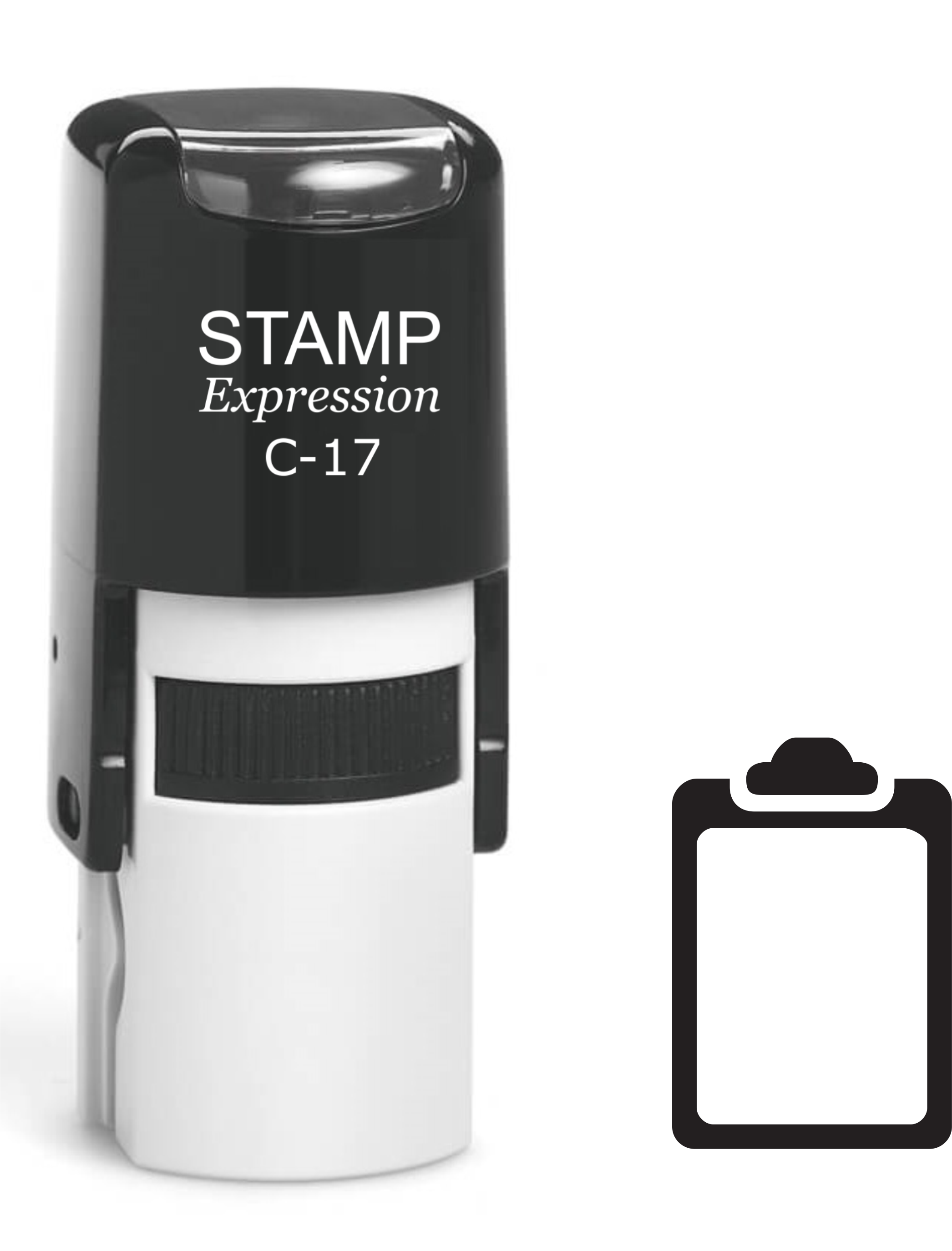 Clipboard Self Inking Rubber Stamp (SH-61404)