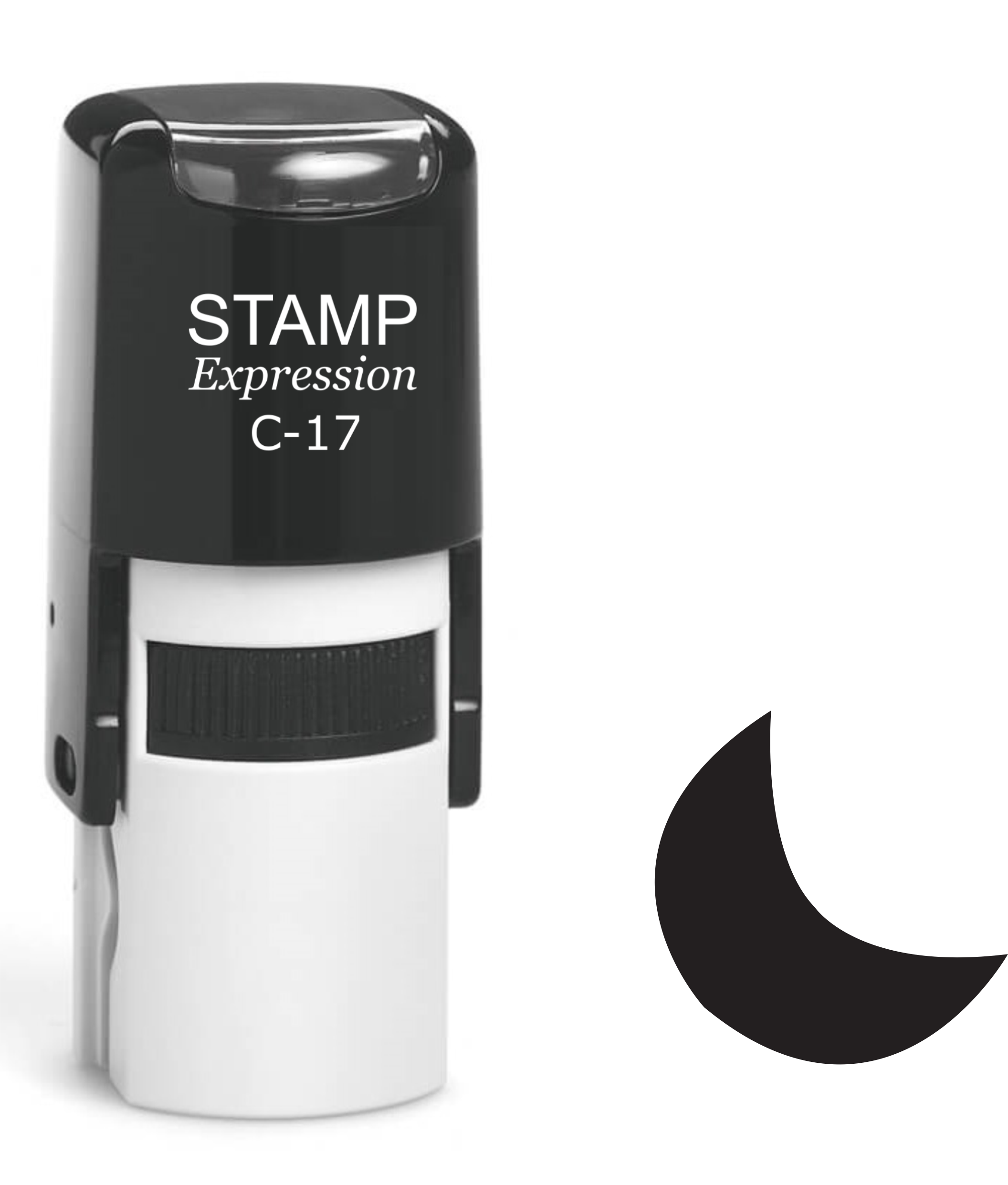 Moon Self Inking Rubber Stamp (SH-61419)