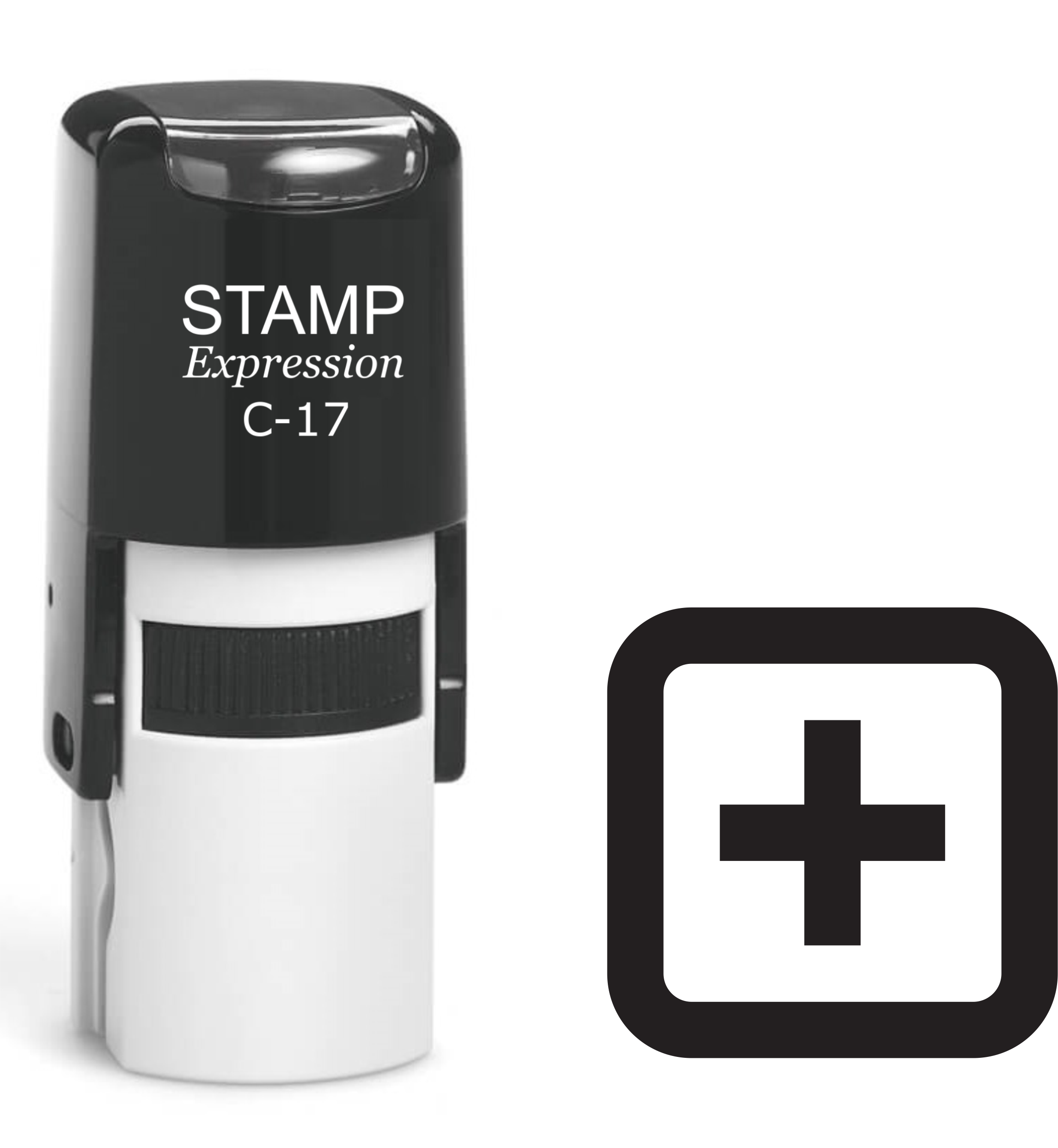 First Aid Kit Icon Self Inking Rubber Stamp (SH-61423)
