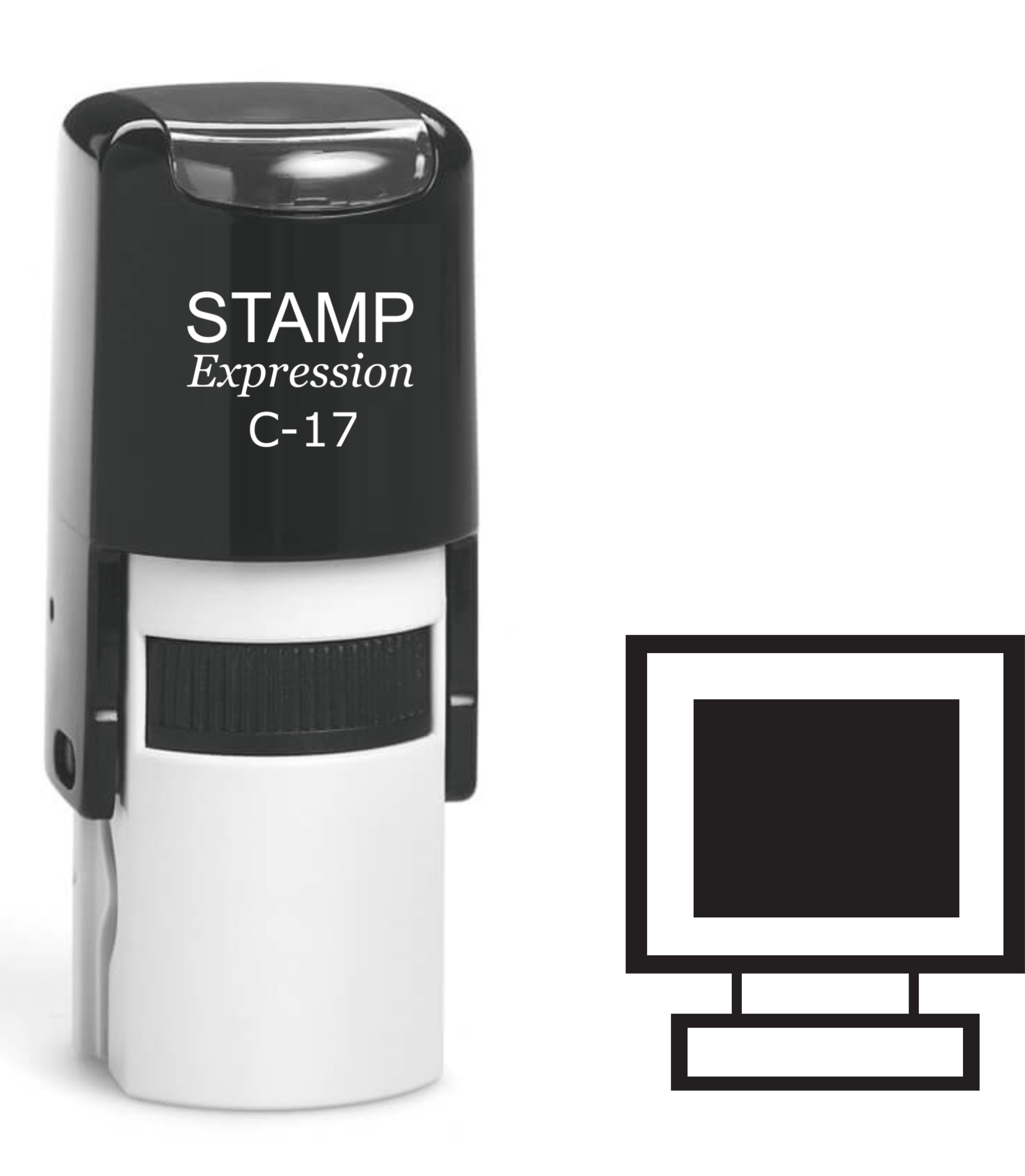 Monitor Self Inking Rubber Stamp (SH-61426)