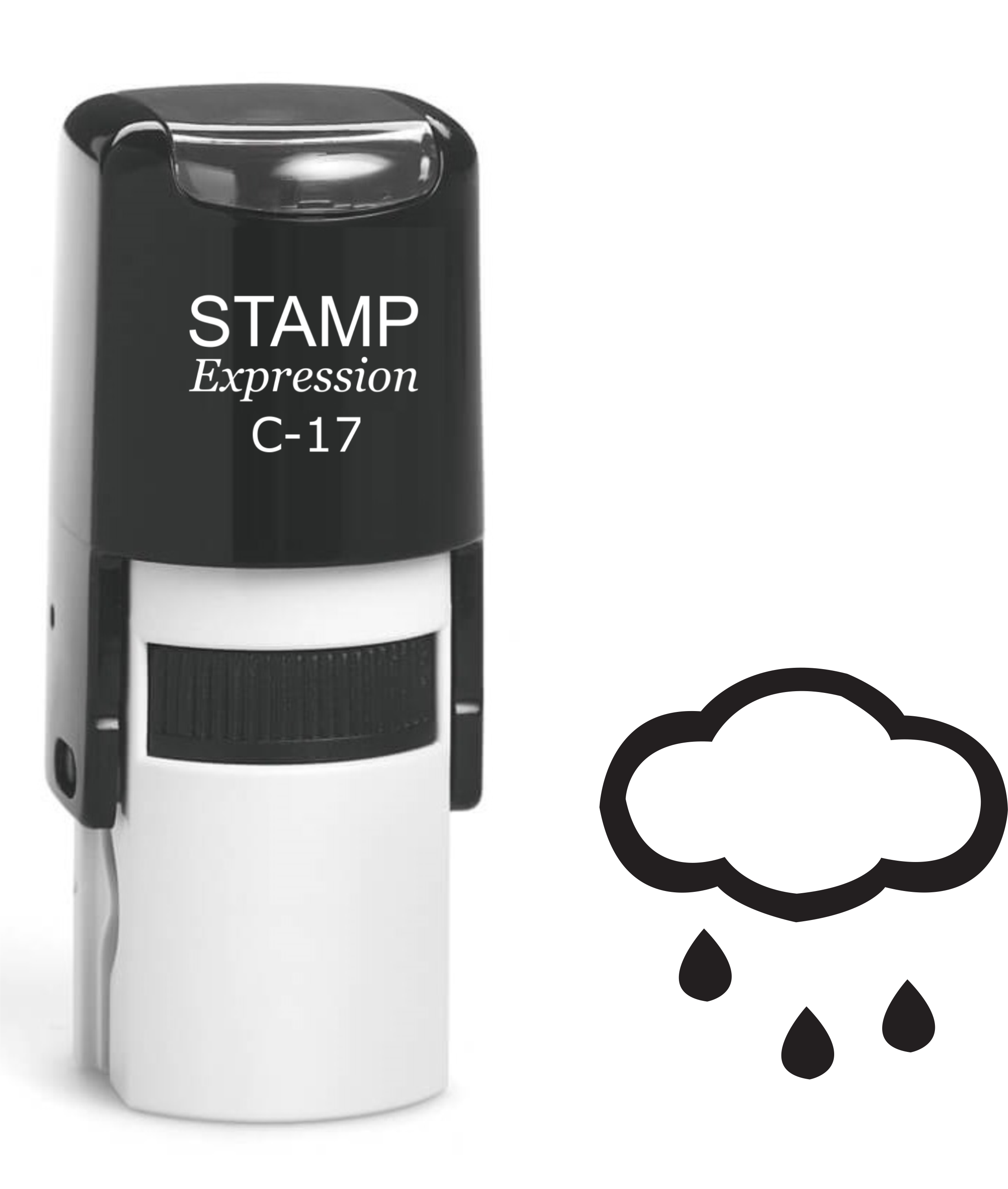 Raining Cloud Self Inking Rubber Stamp (SH-61437)