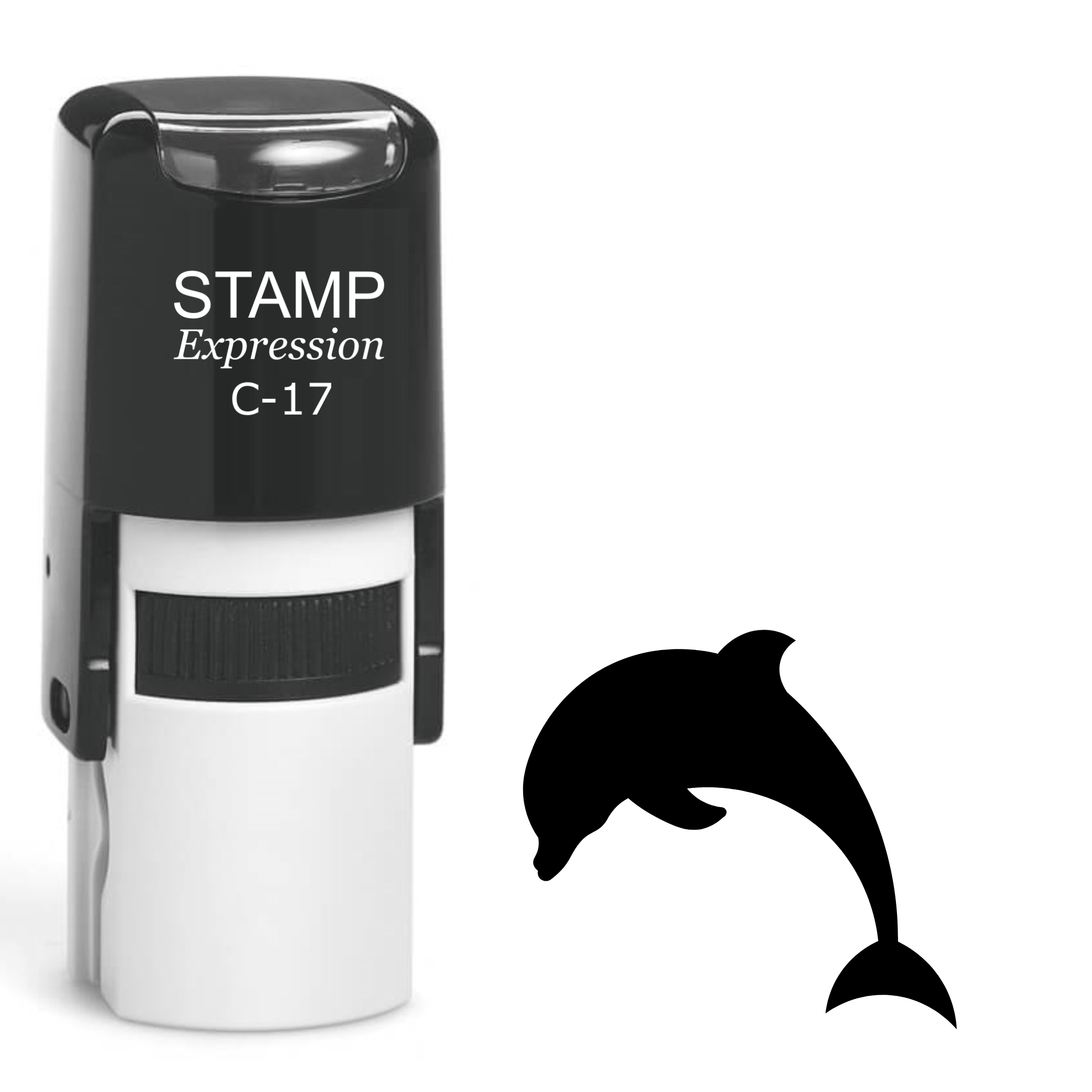 Dolphin Self Inking Rubber Stamp (SH-61441)