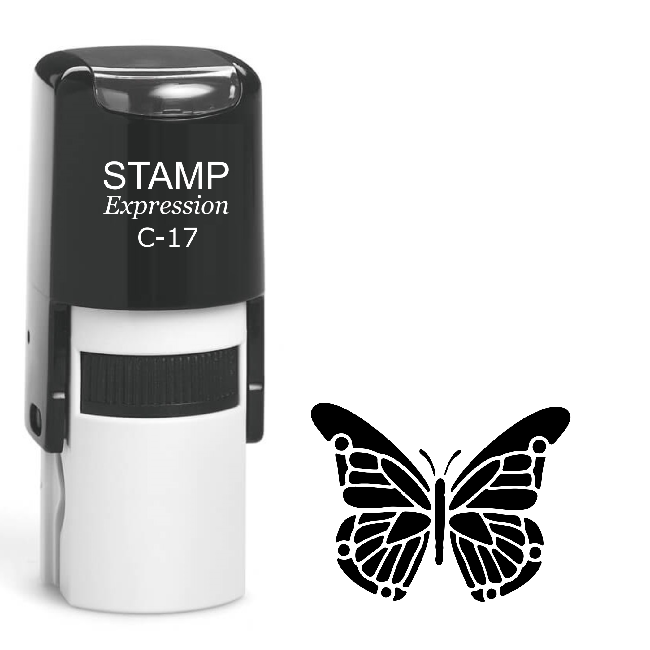 Butterfly Self Inking Rubber Stamp (SH-61443)