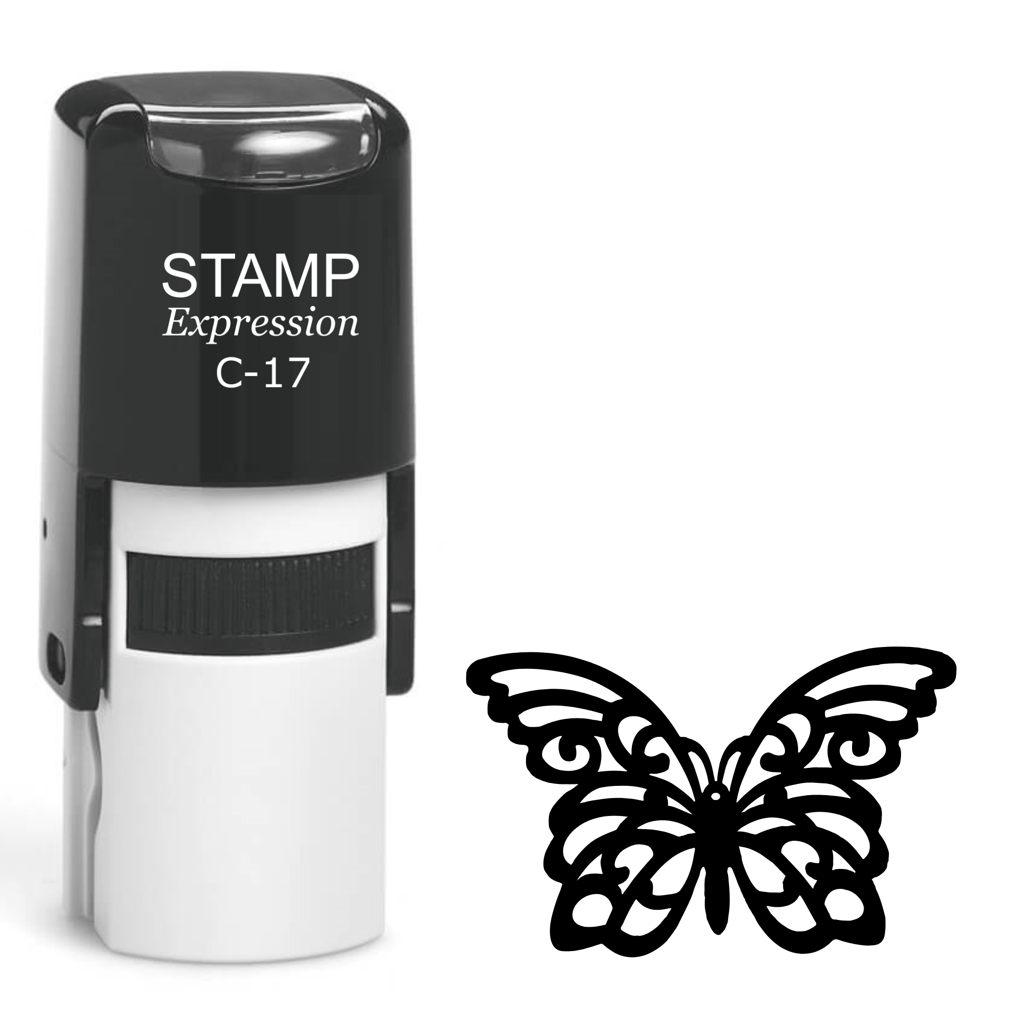 Butterfly Self Inking Rubber Stamp (SH-61444)