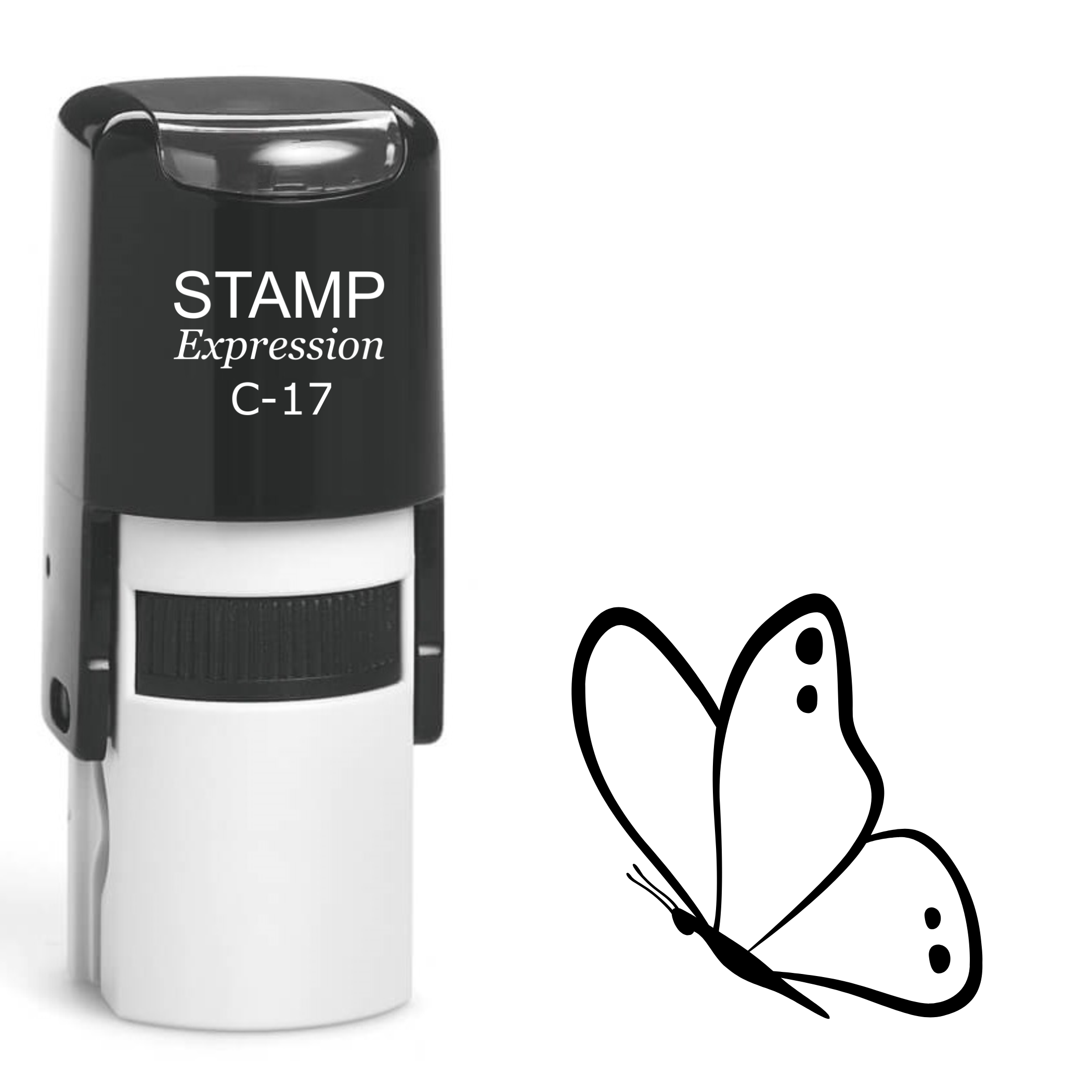 Butterfly Self Inking Rubber Stamp (SH-61445)