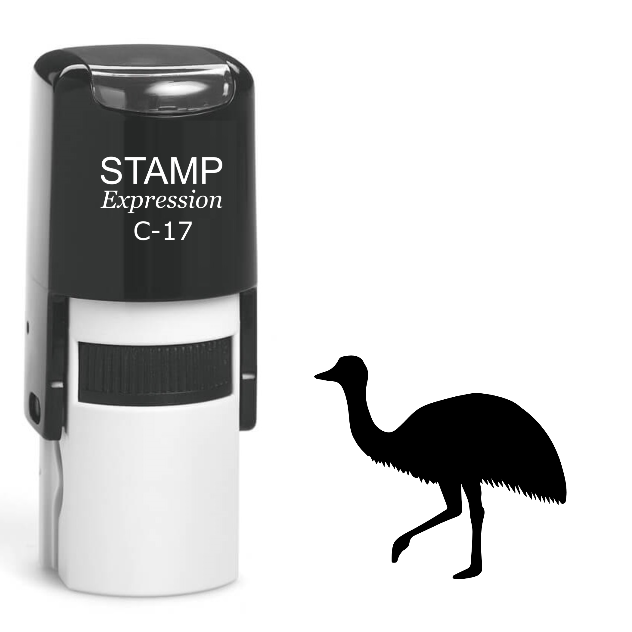 Ostrich Self Inking Rubber Stamp (SH-61458)
