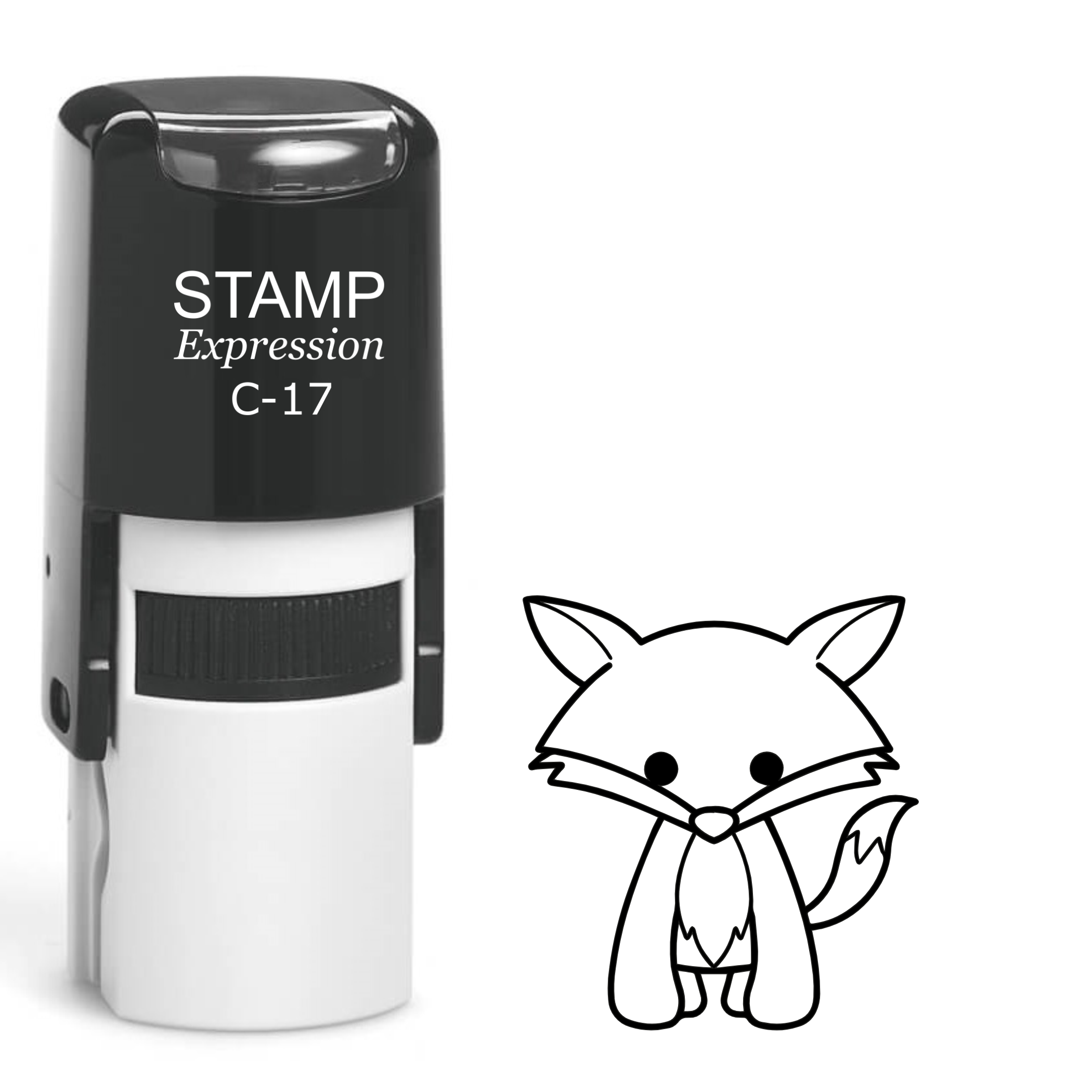 Fox Self Inking Rubber Stamp (SH-61497)