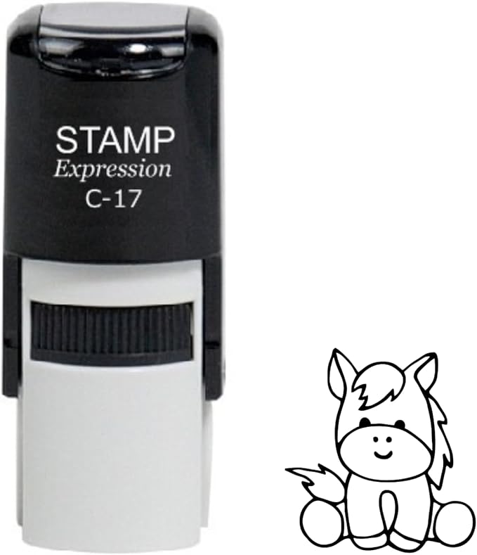 Baby Pony Self Inking Rubber Stamp (SH-60041)