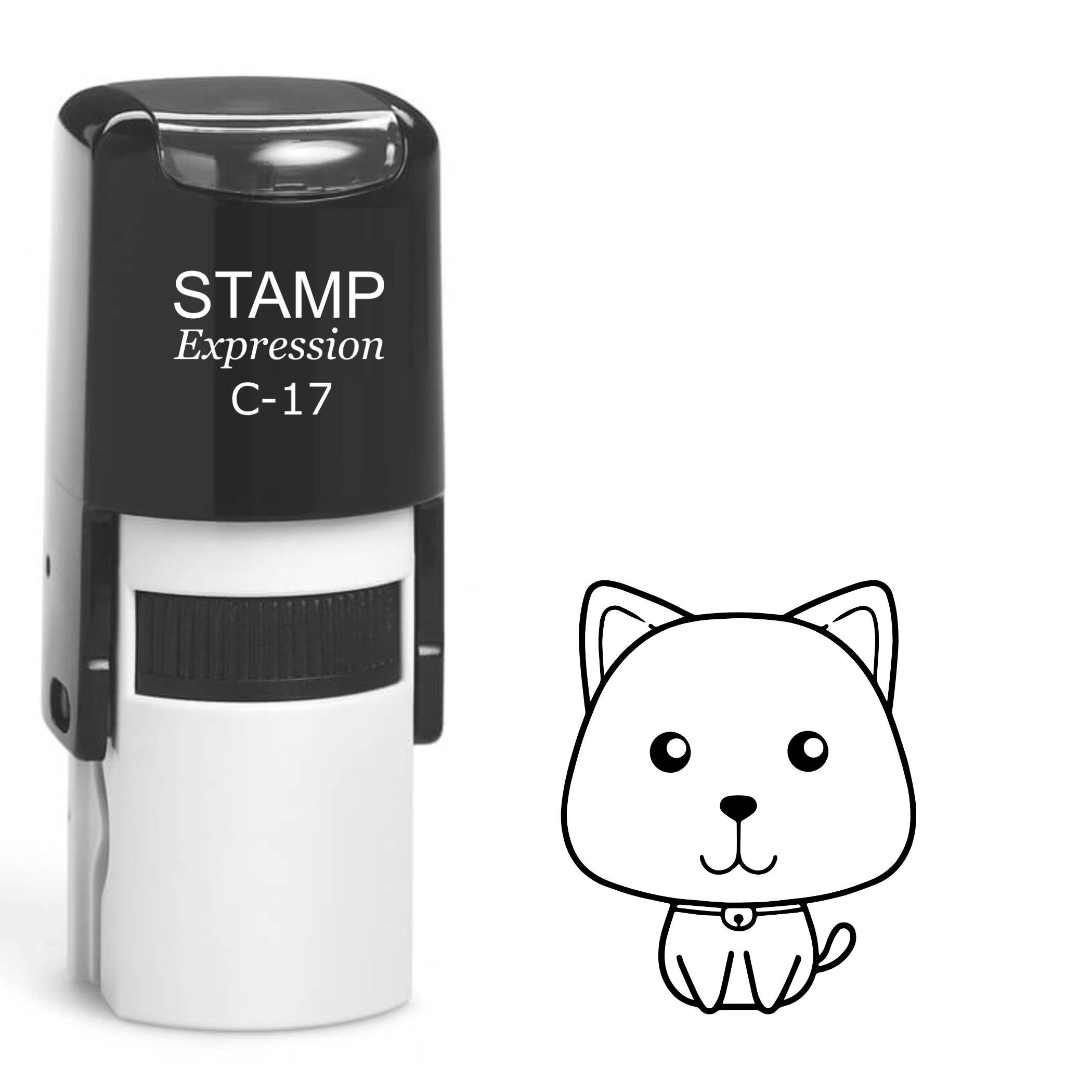 Cute Cat Self Inking Rubber Stamp (SH-61504)