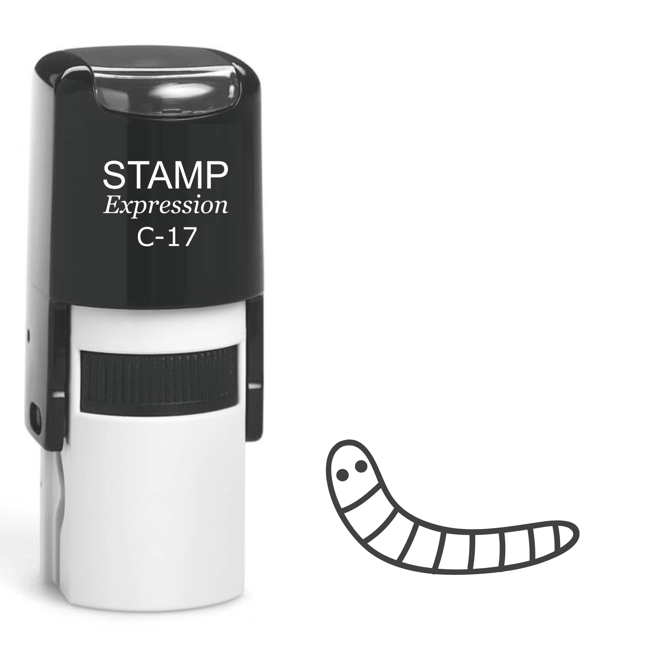 Baby Worm Self Inking Rubber Stamp (SH-61508)