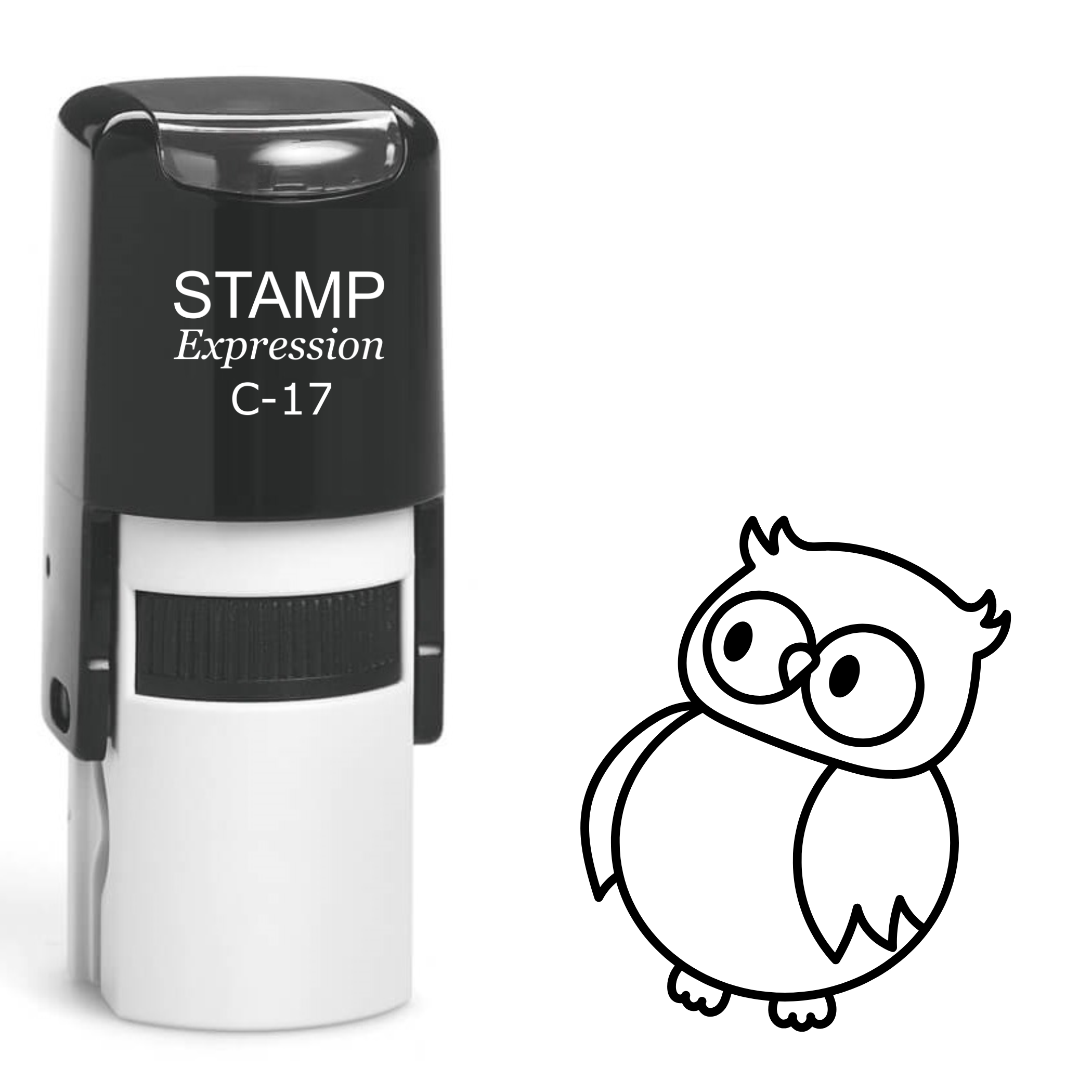 Owl Self Inking Rubber Stamp (SH-61514)