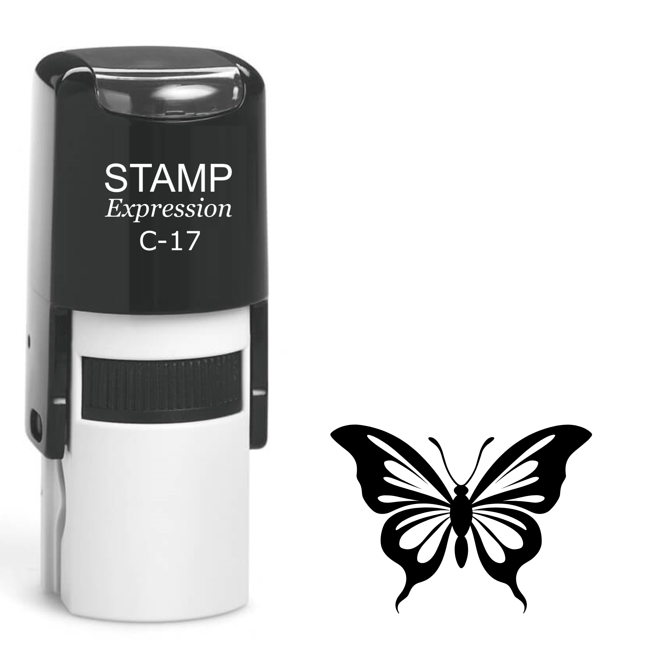 Butterfly Self Inking Rubber Stamp (SH-61528)