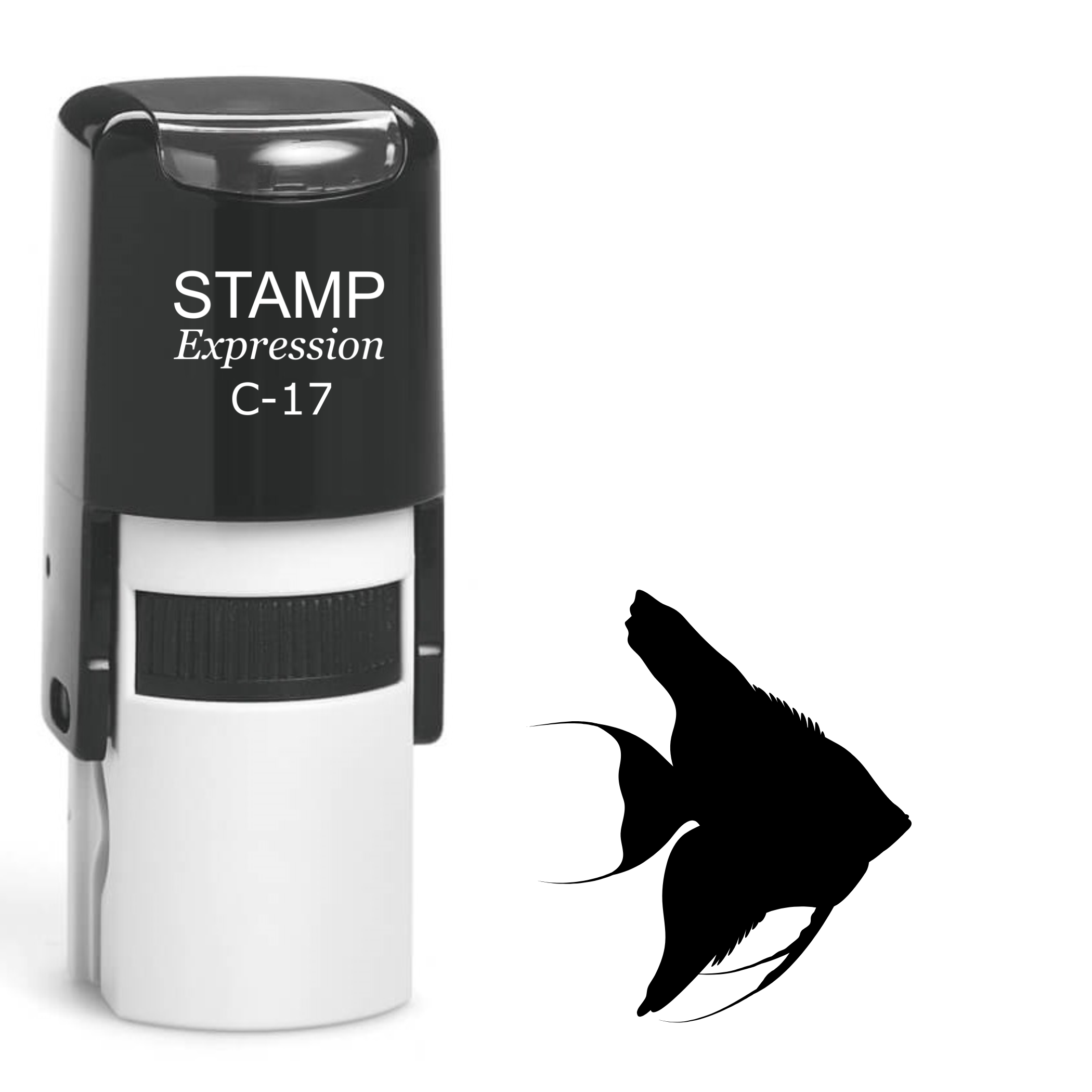 Angel Fish Self Inking Rubber Stamp (SH-61533)