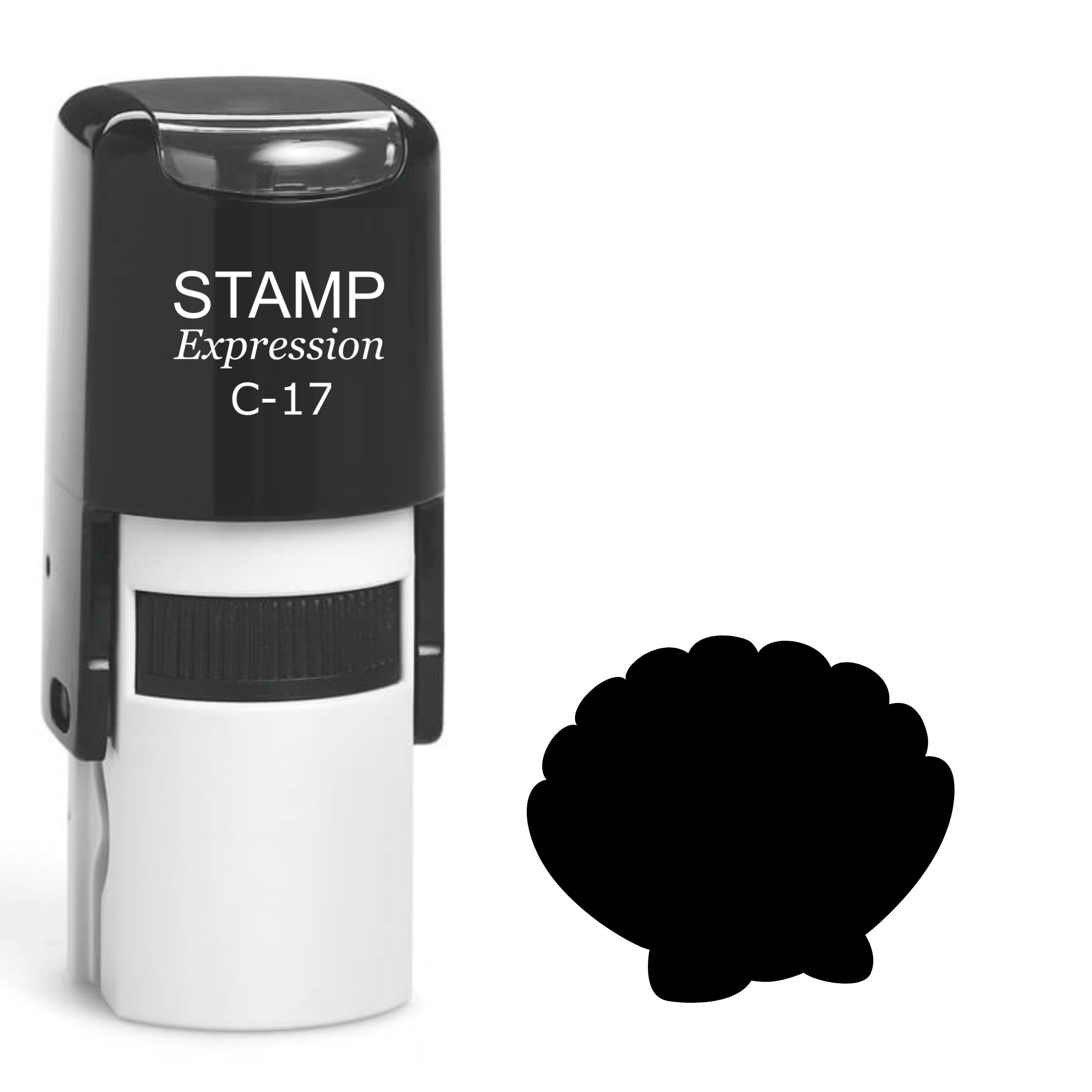 Seashell Self Inking Rubber Stamp (SH-61553)