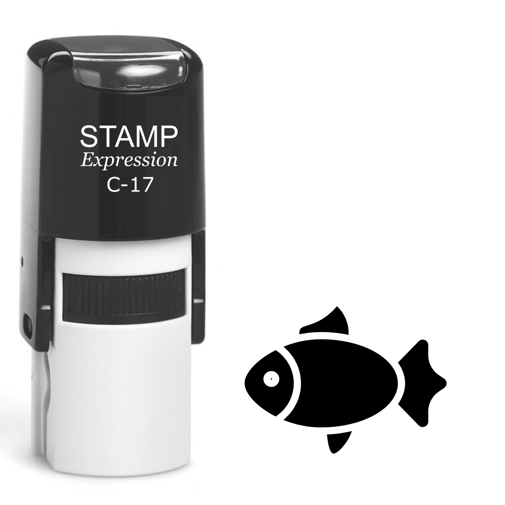 Fish Self Inking Rubber Stamp (SH-61555)