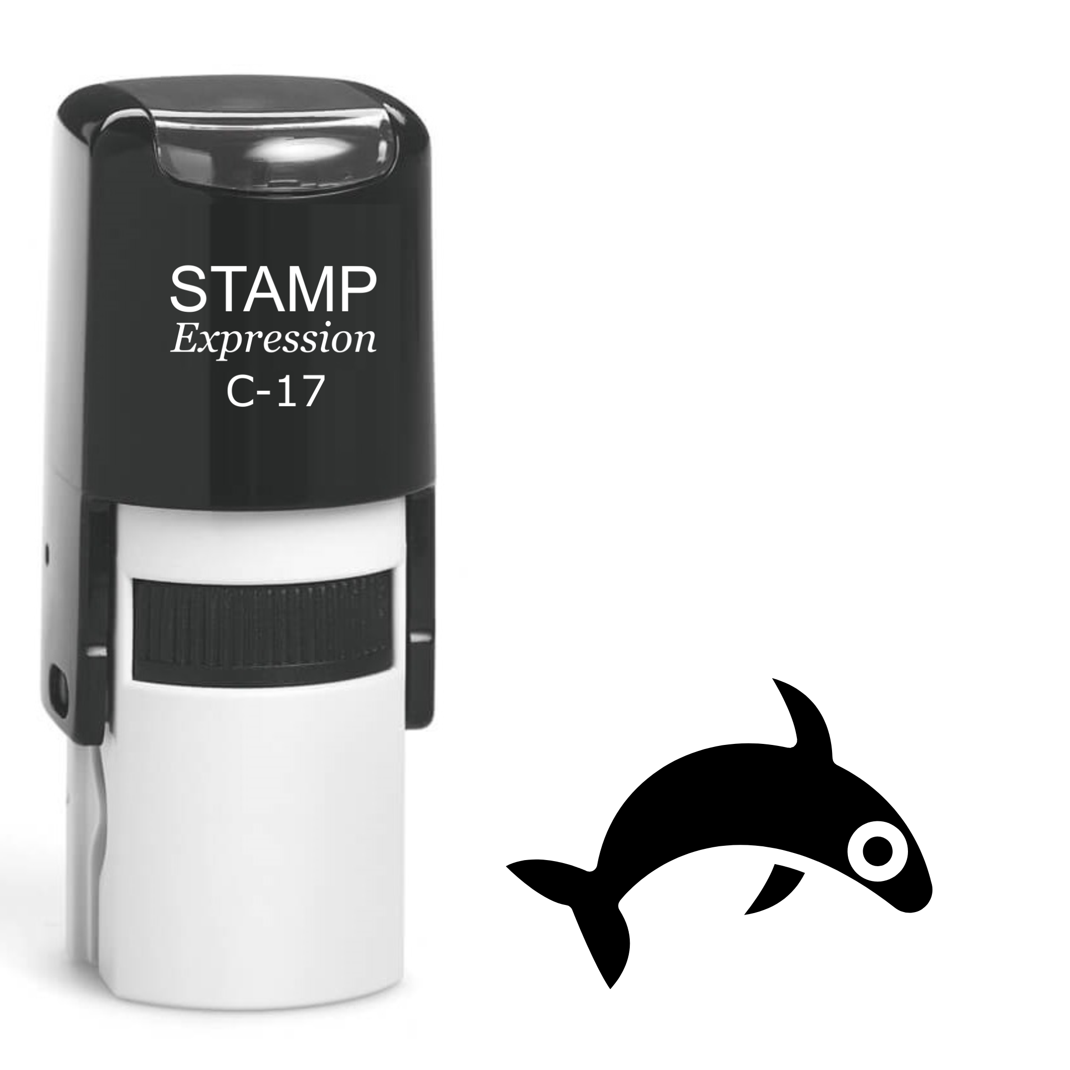 Fish Self Inking Rubber Stamp (SH-61556)
