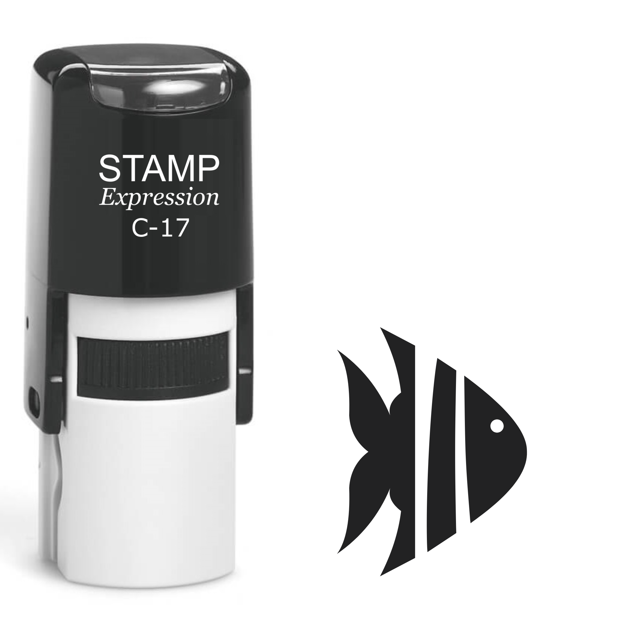 Fish Self Inking Rubber Stamp (SH-61562)
