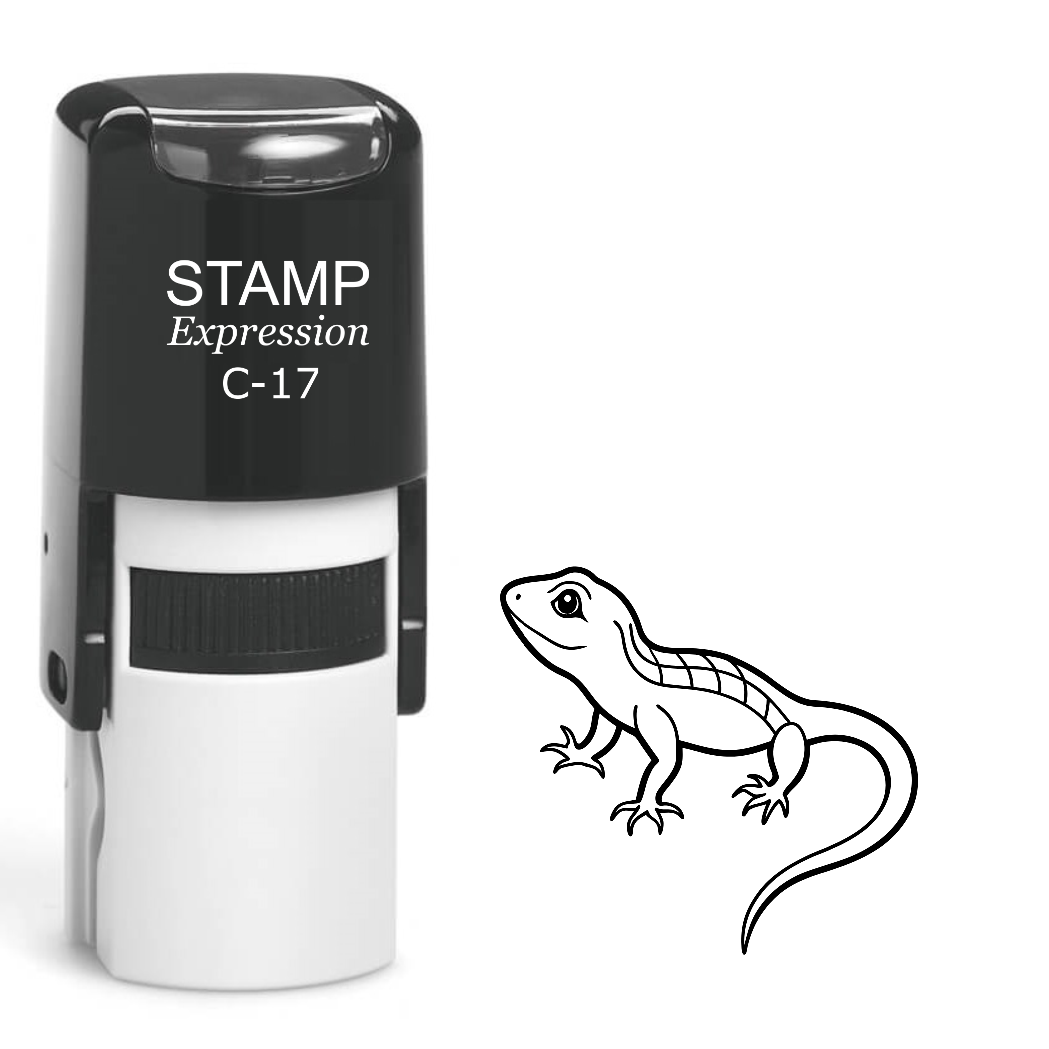 Baby Lizard Self Inking Rubber Stamp (SH-61567)