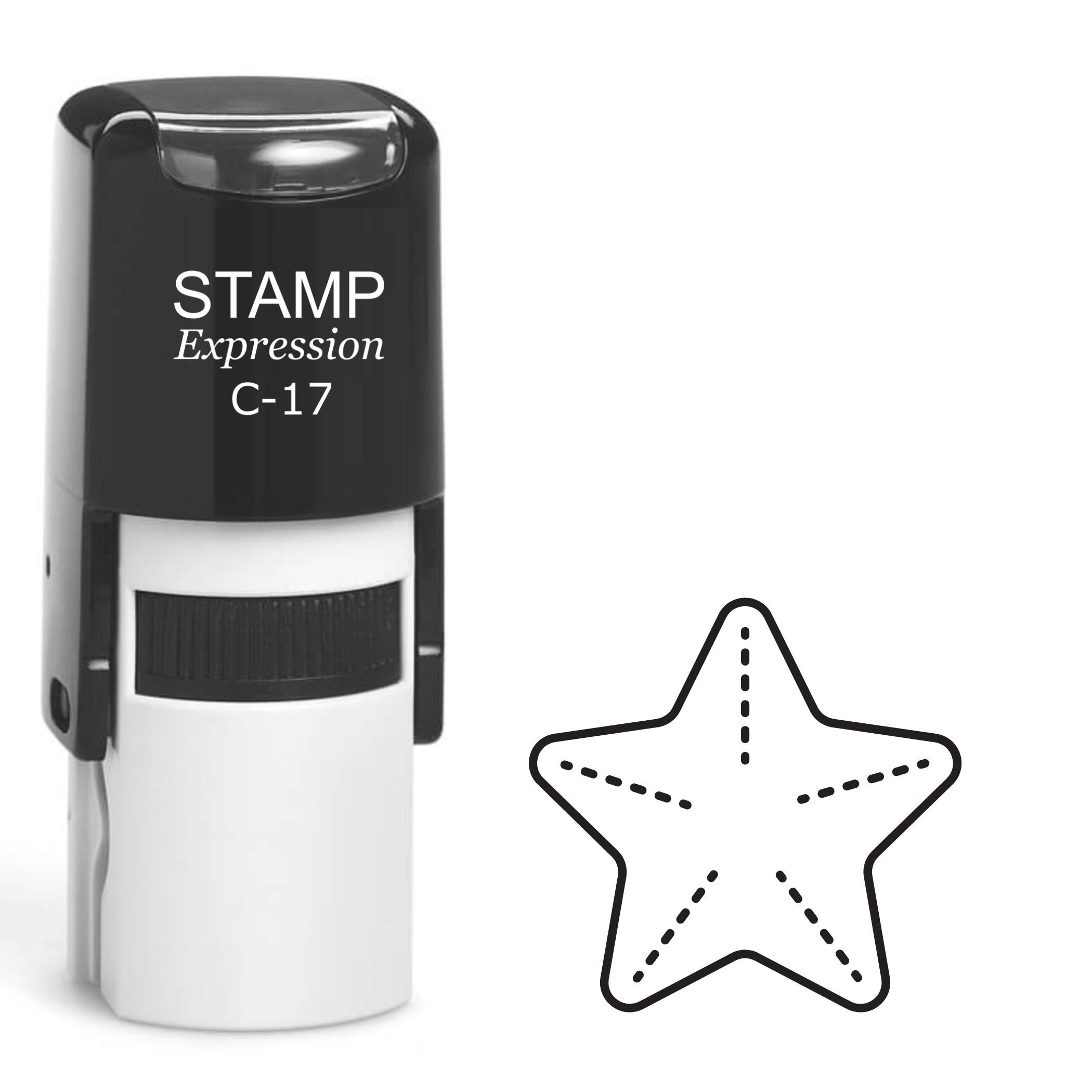 Starfish Self Inking Rubber Stamp (SH-61587)
