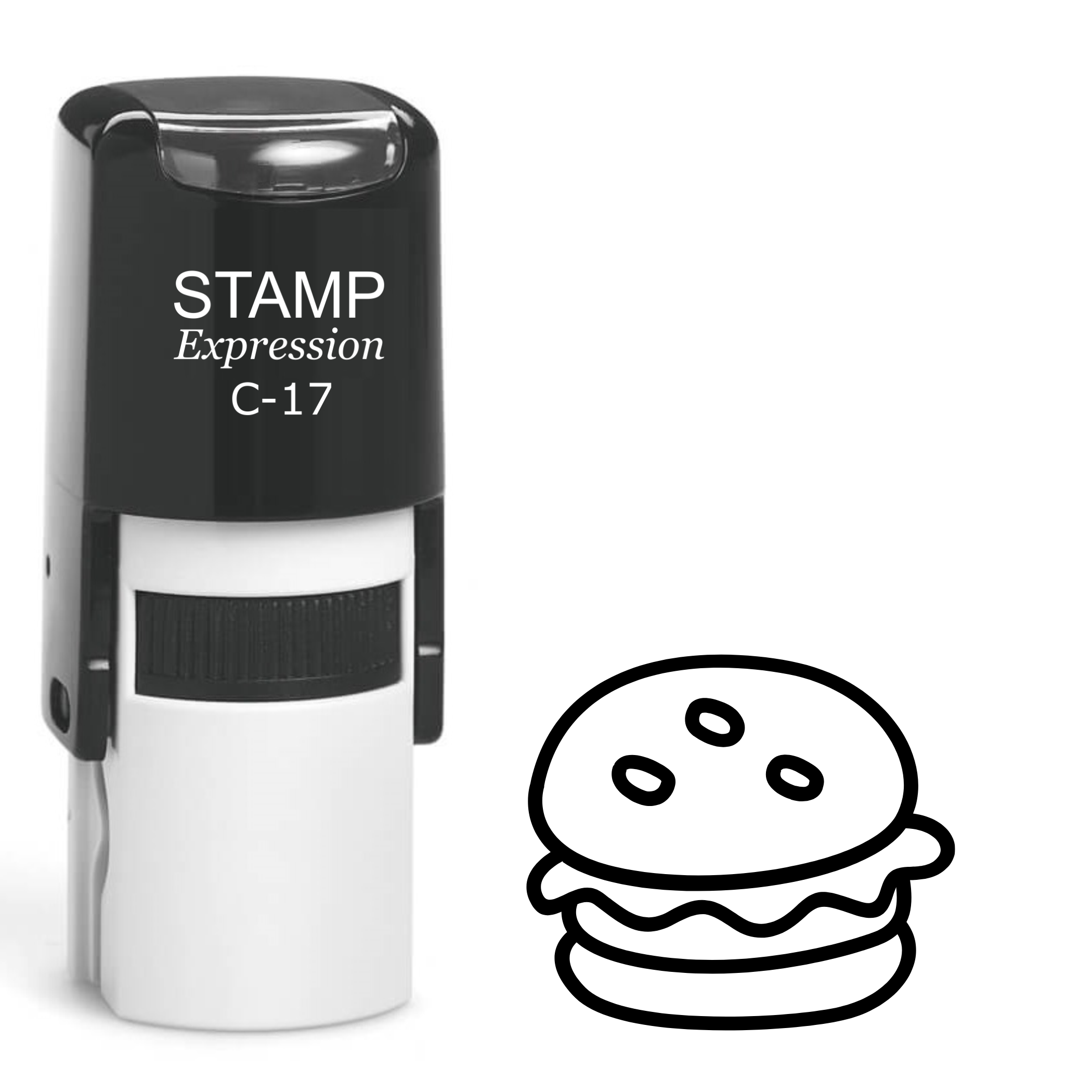 Burger Self Inking Rubber Stamp (SH-61590)