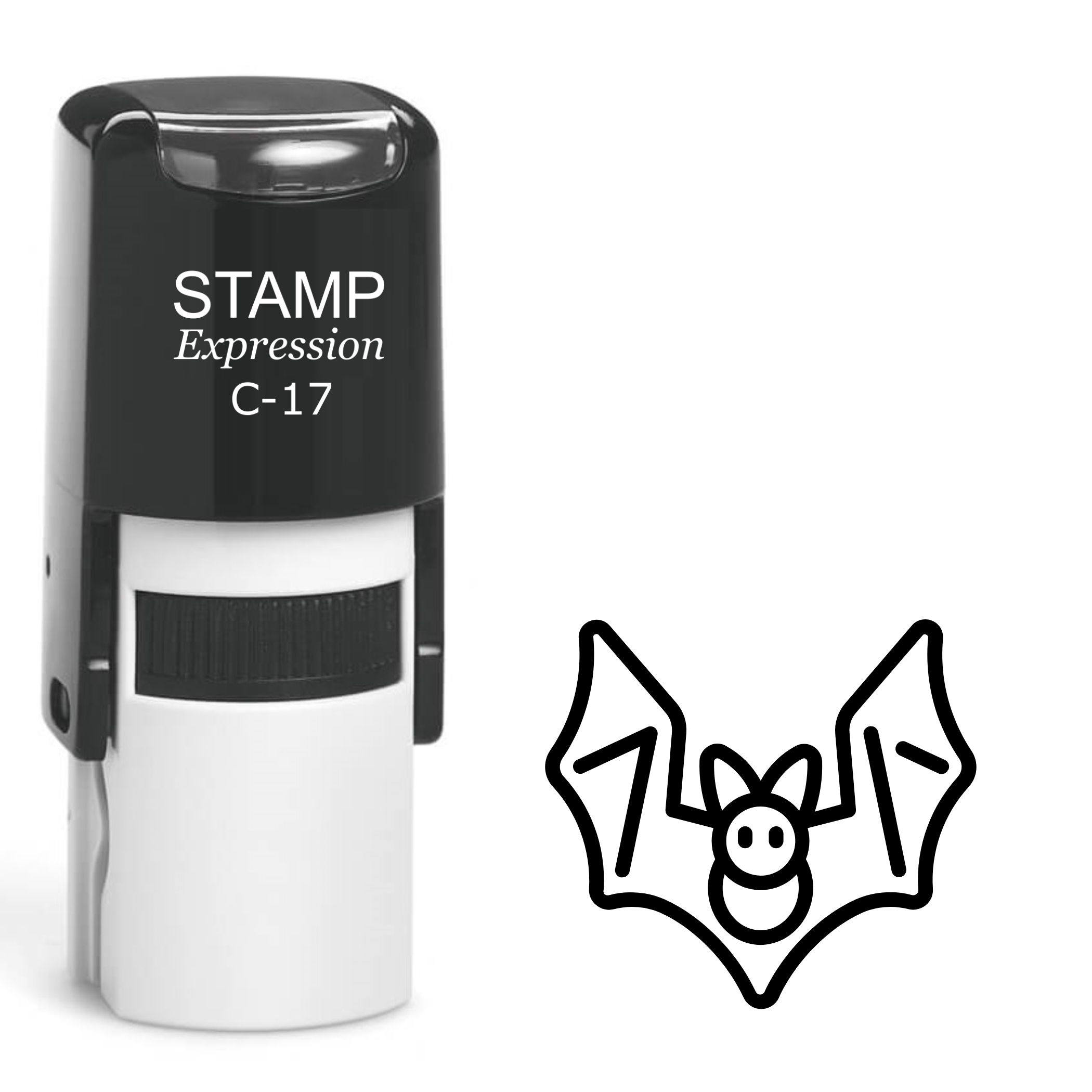 Bat Self Inking Rubber Stamp (SH-61594)