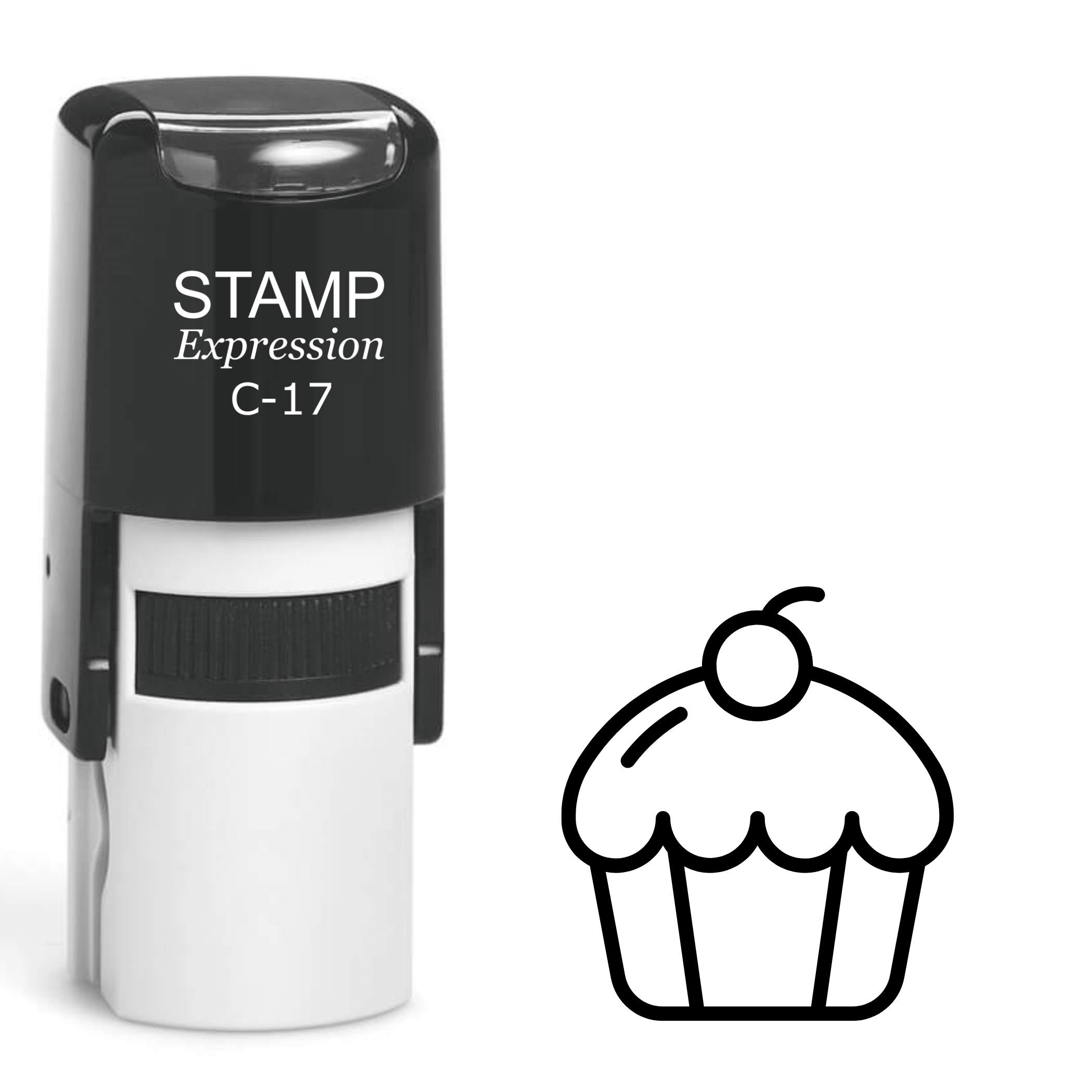 Cupcake Self Inking Rubber Stamp (SH-61598)