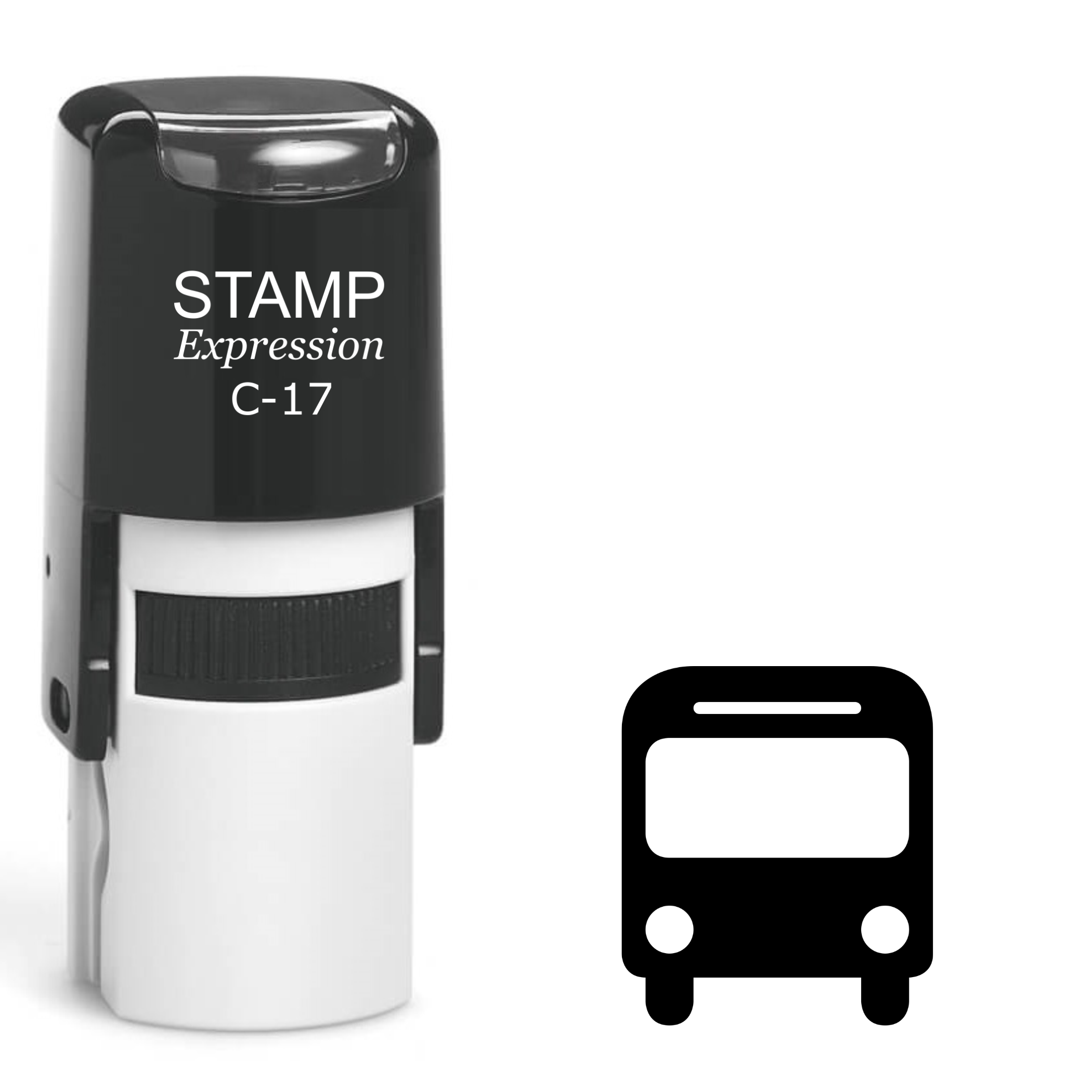Bus Self Inking Rubber Stamp (SH-61623)