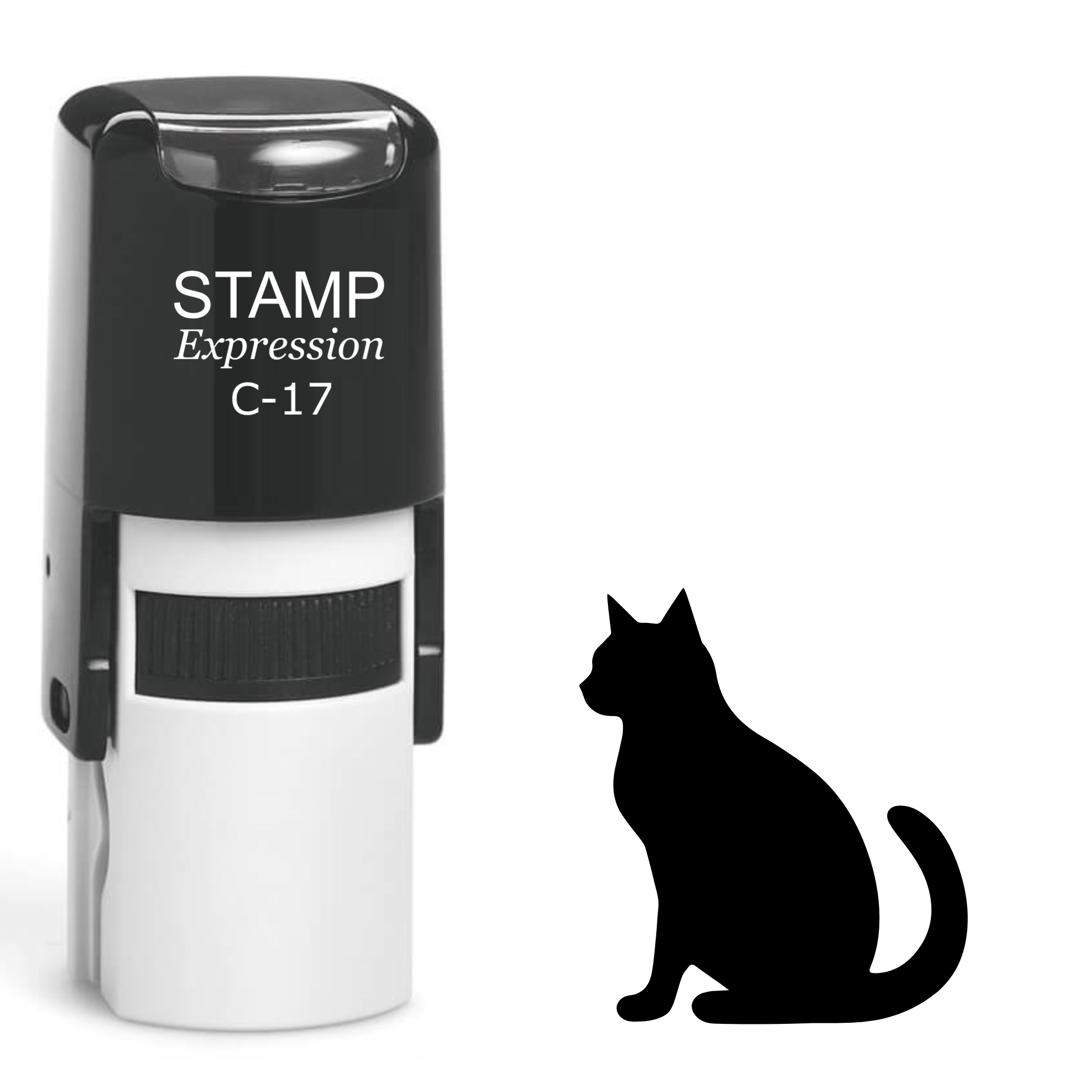Cat Self Inking Rubber Stamp (SH-61637)