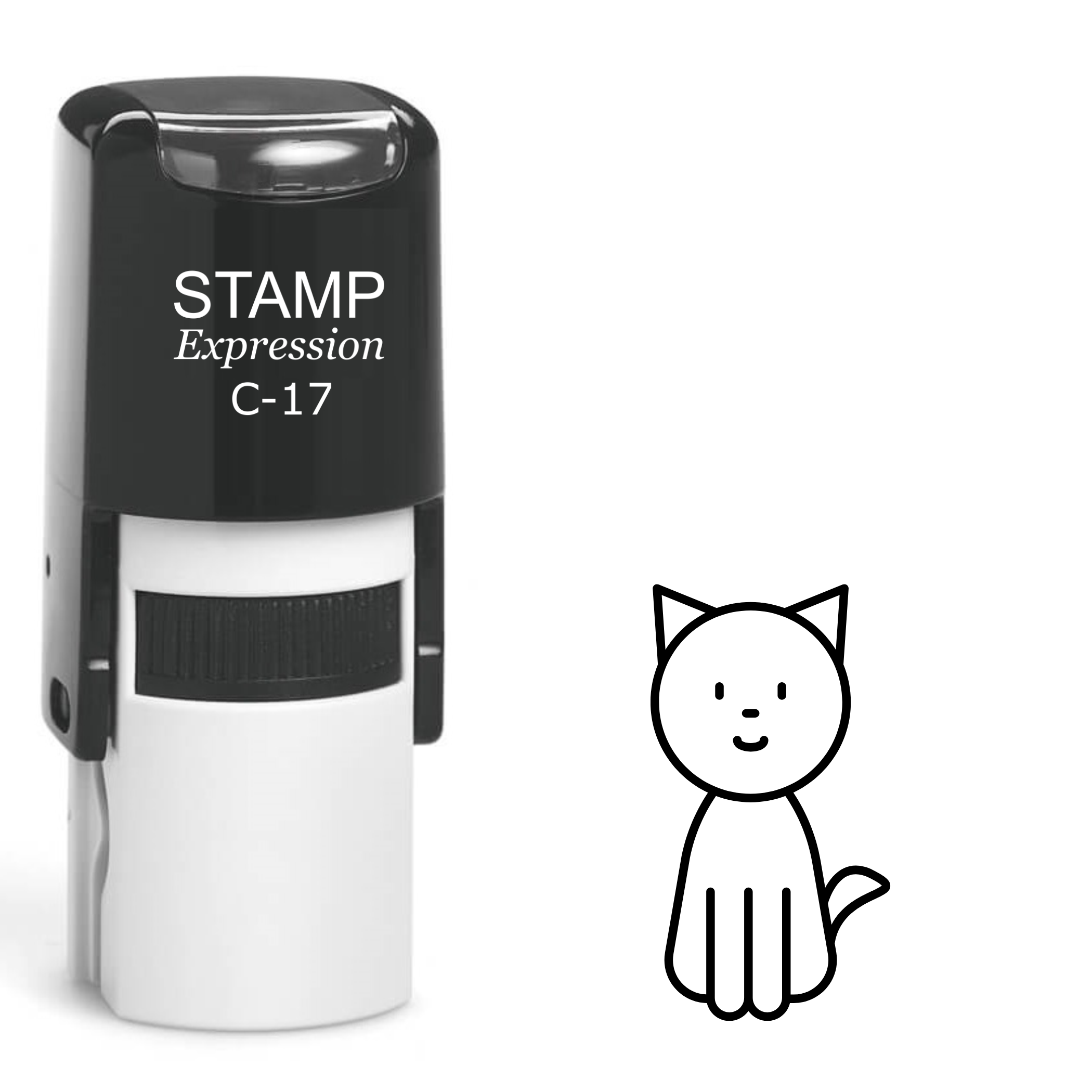 Cat Self Inking Rubber Stamp (SH-61645)