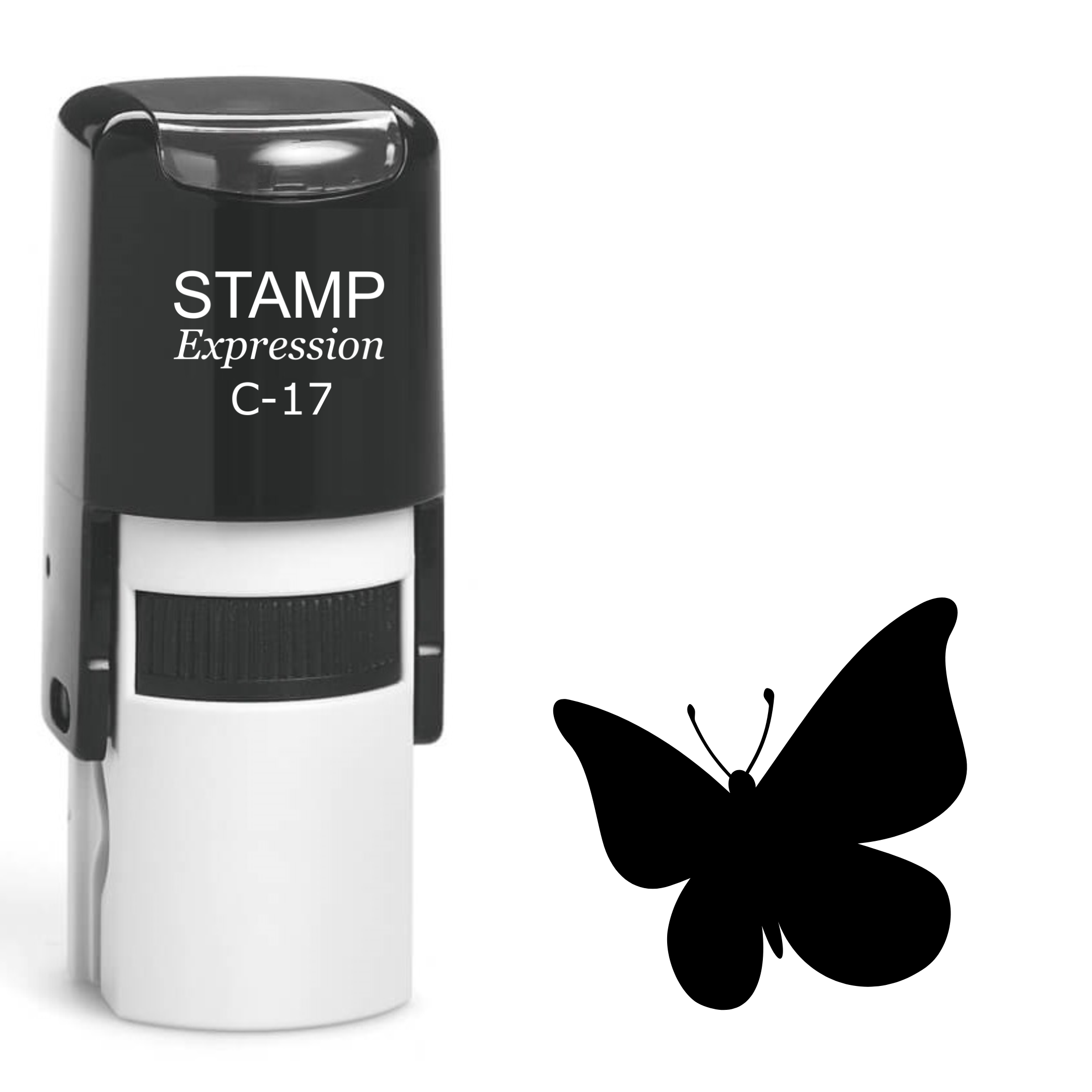 Butterfly Self Inking Rubber Stamp (SH-61653)