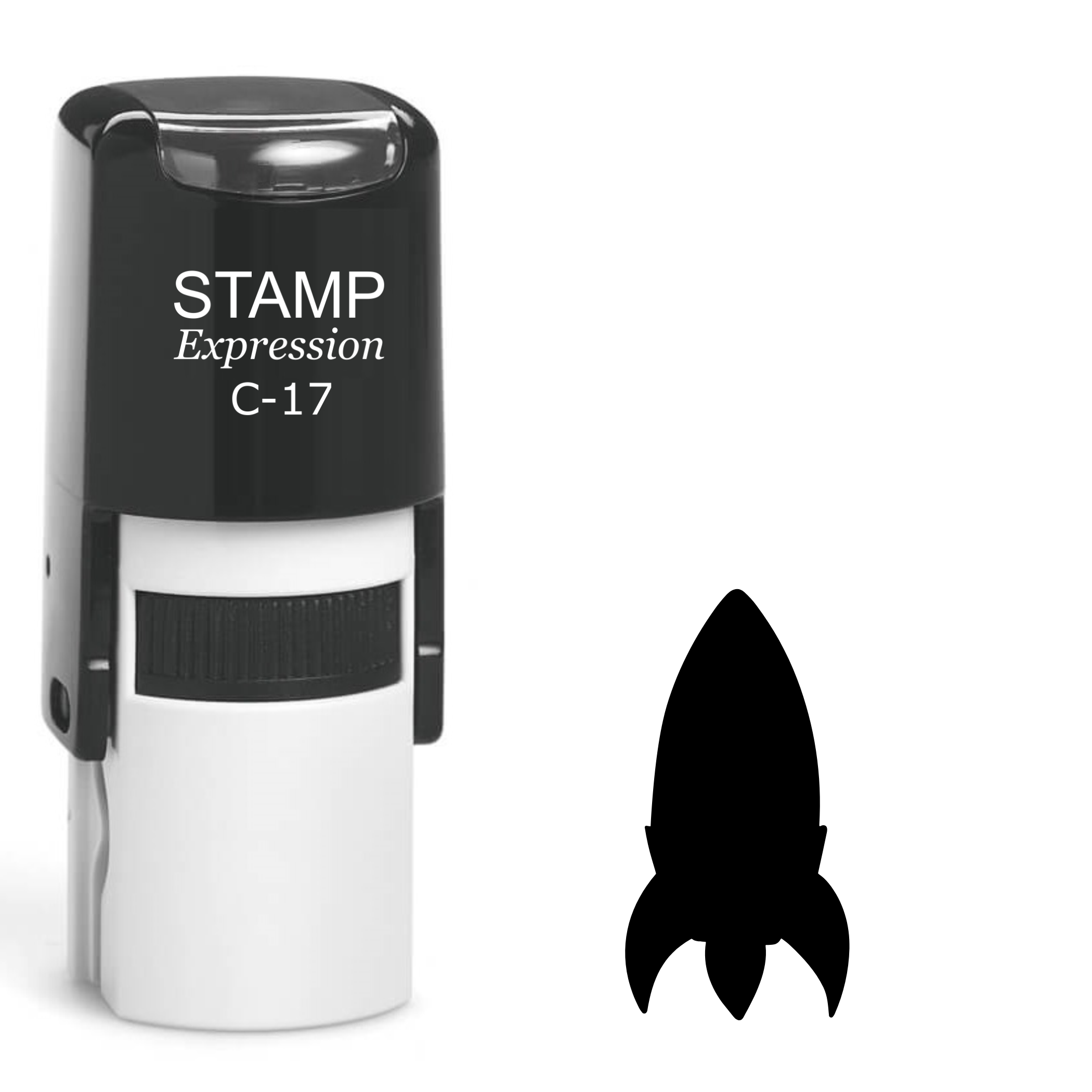 Rocket Self Inking Rubber Stamp (SH-61662)