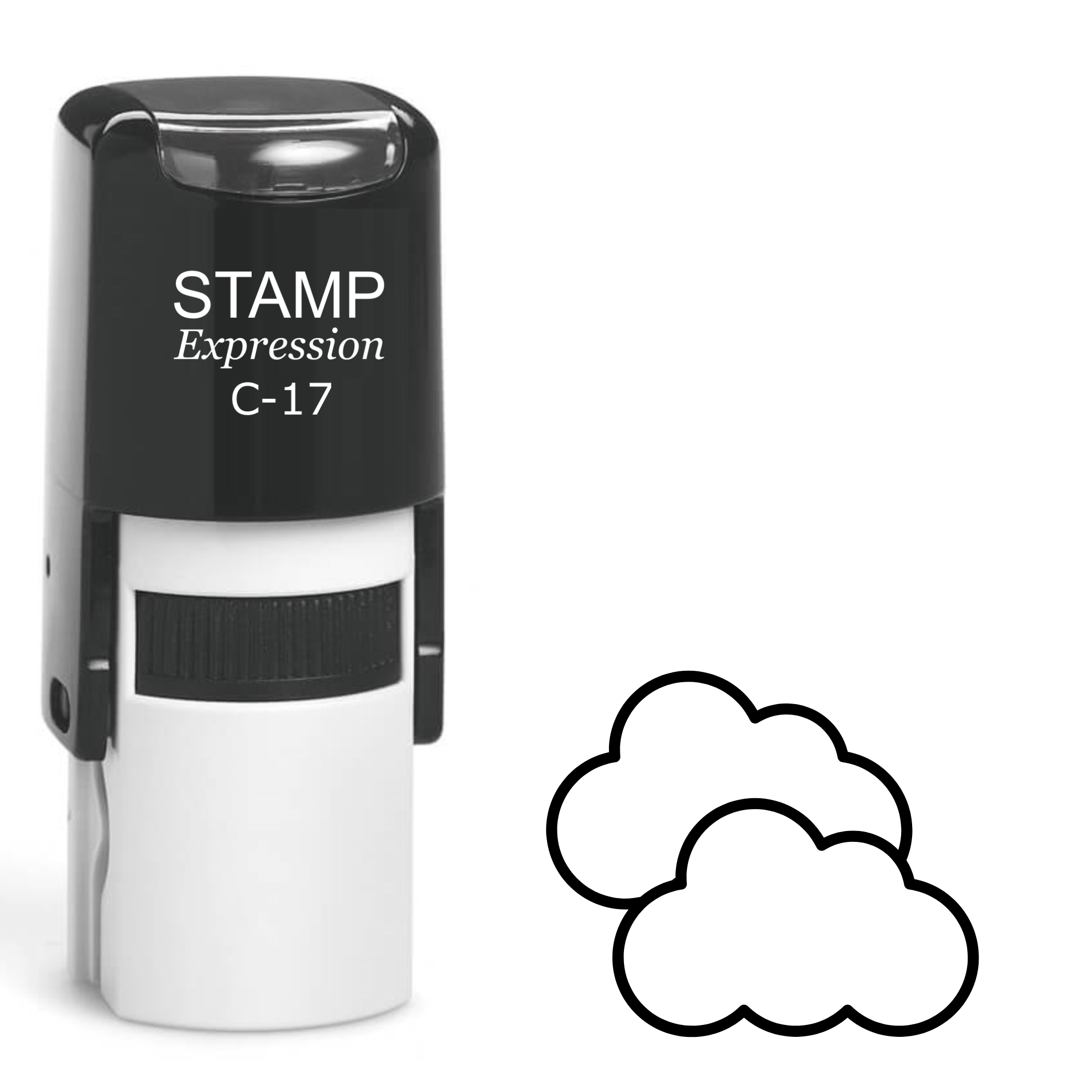 Clouds Self Inking Rubber Stamp (SH-61668)