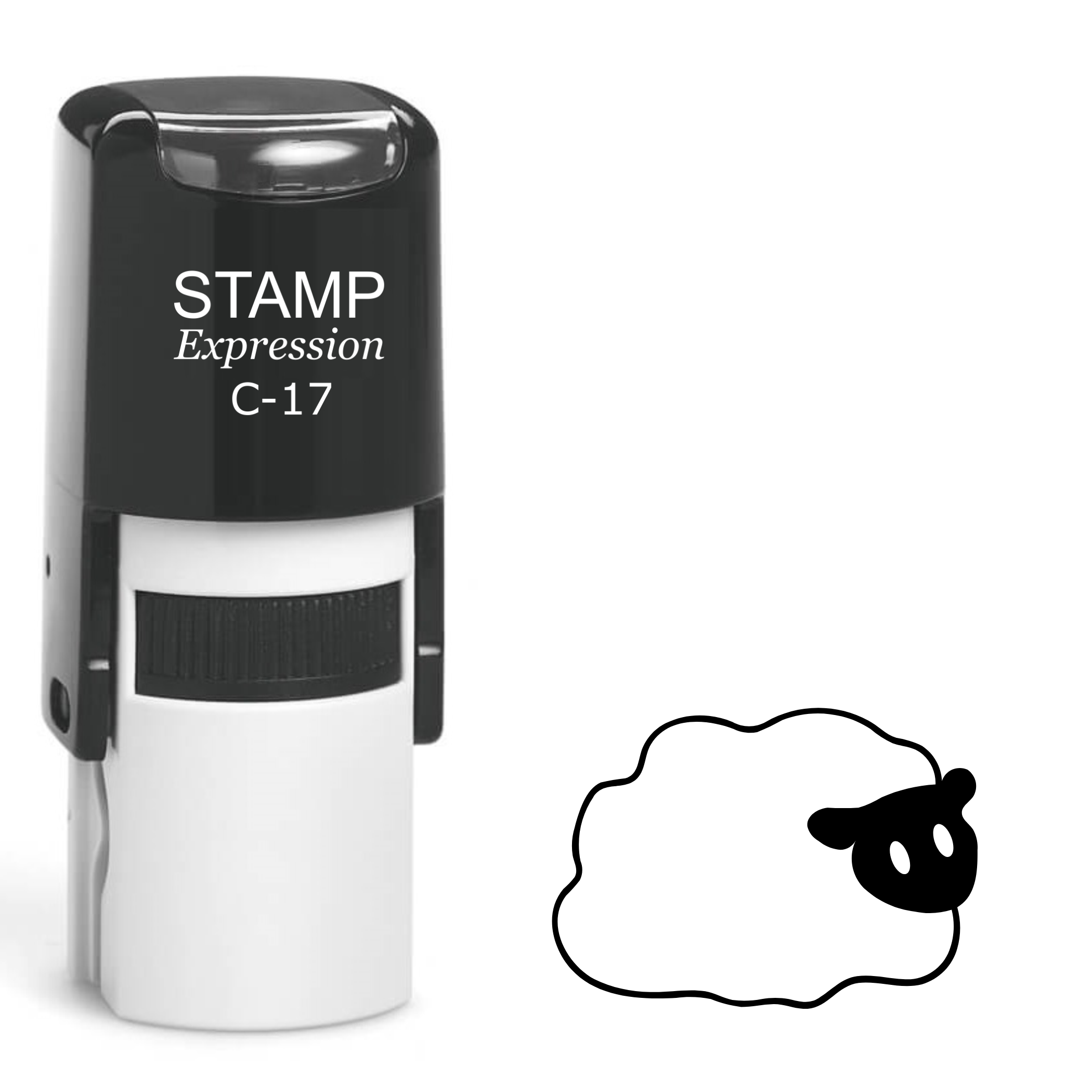 Sheep Self Inking Rubber Stamp (SH-61717)