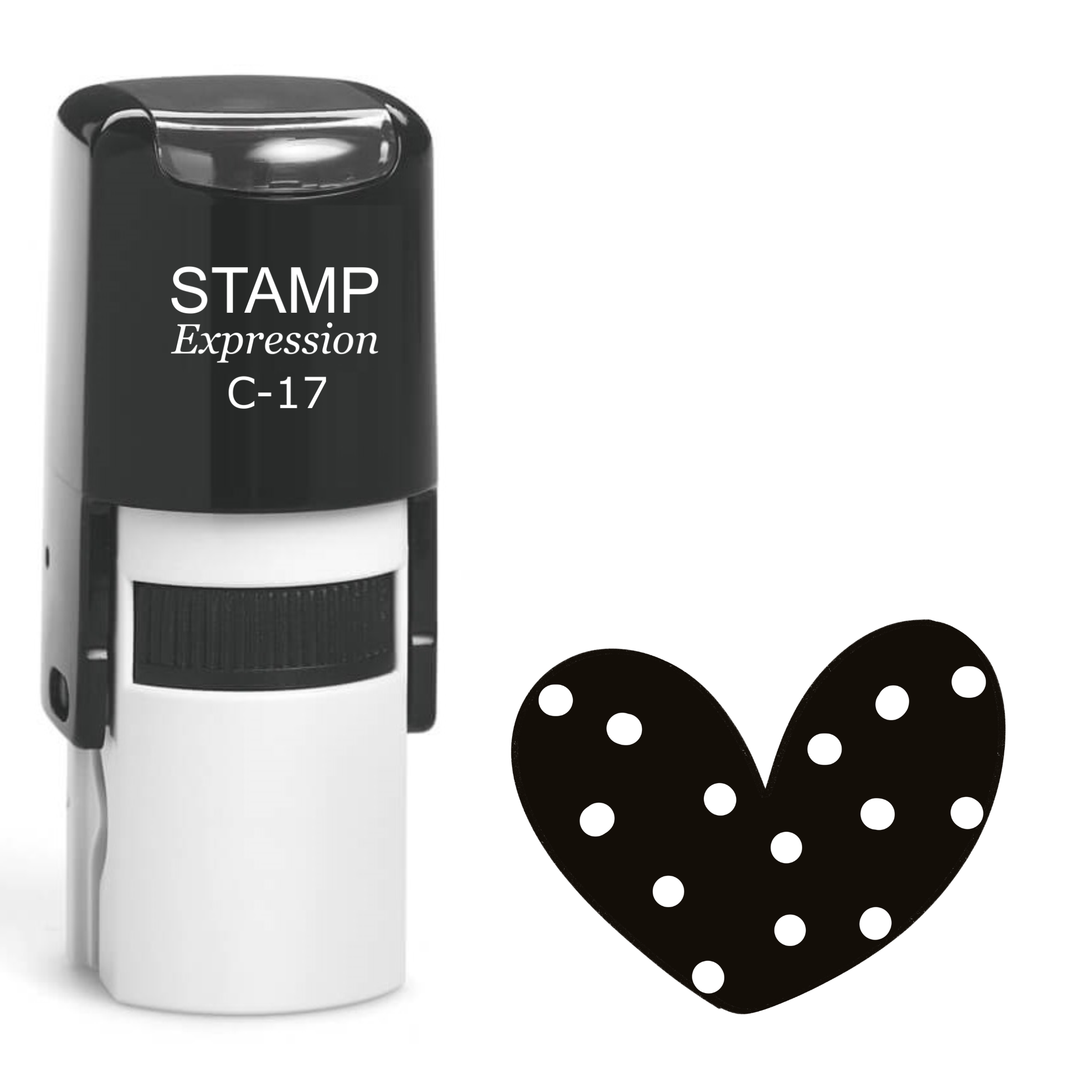 Heart Self Inking Rubber Stamp (SH-61730)