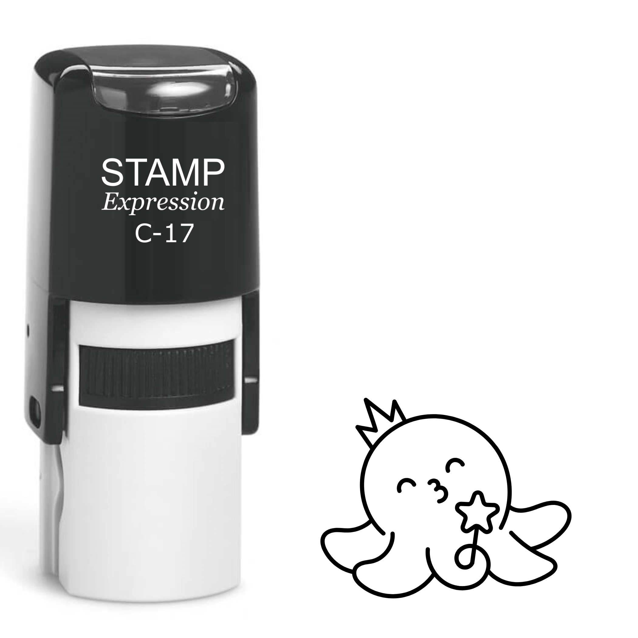 Baby Octopus Self Inking Rubber Stamp (SH-61737)