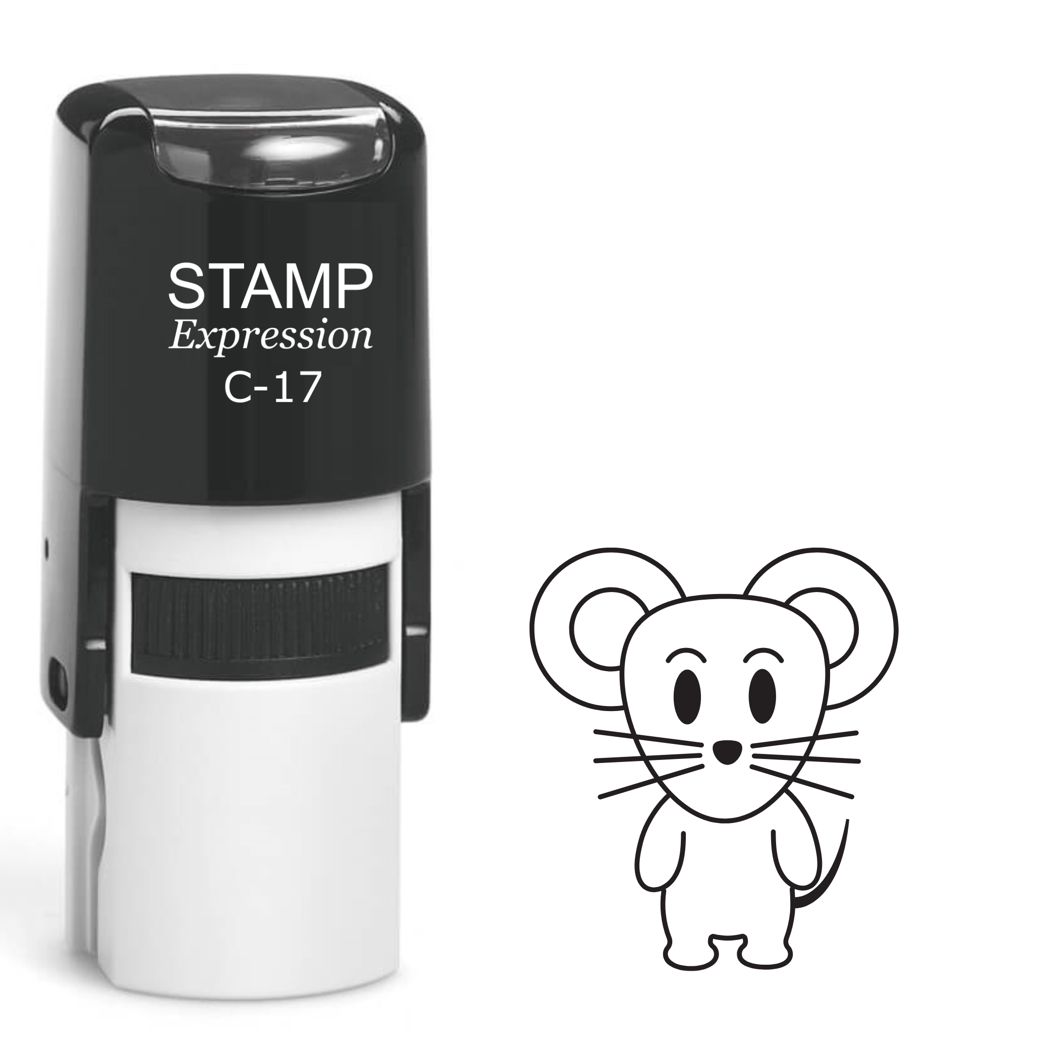 Mouse Self Inking Rubber Stamp (SH-61762)