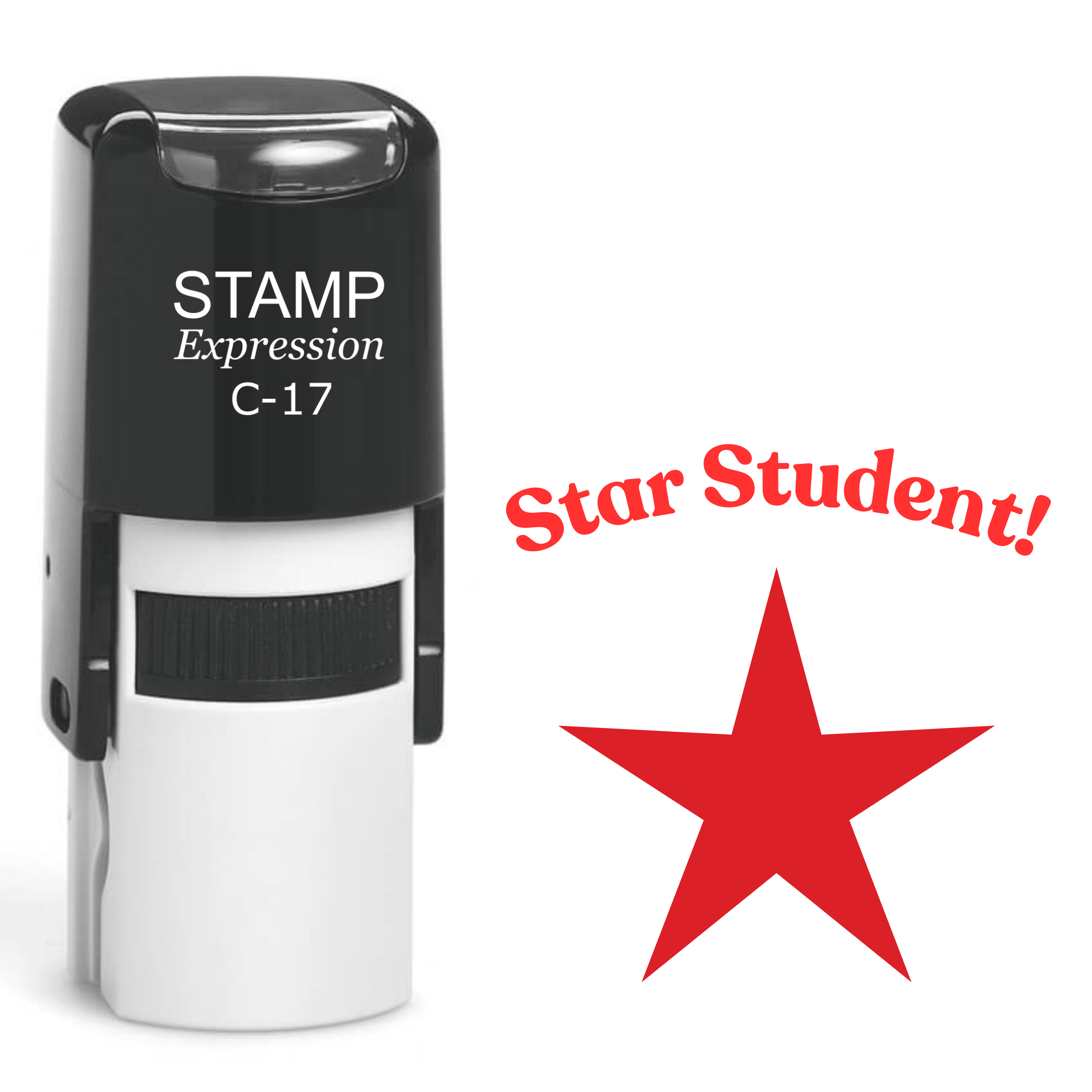 Star Student School Teacher Self Inking Rubber Stamp (SH-61767)