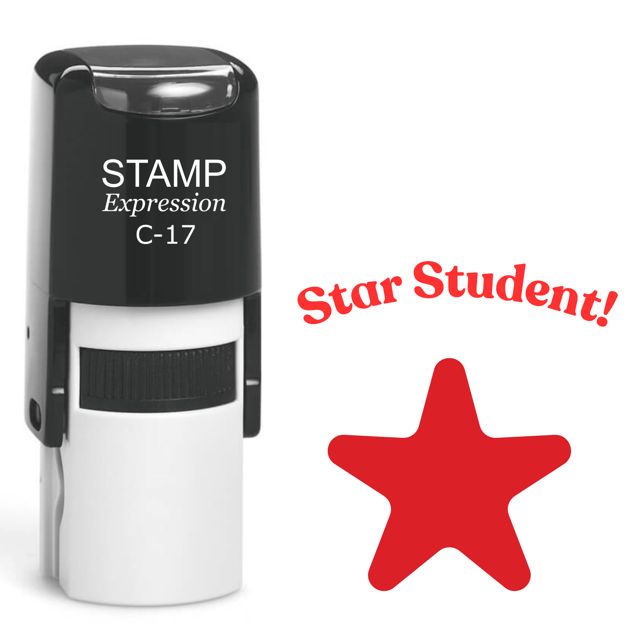 Star Student School Teacher Self Inking Rubber Stamp (SH-61768)