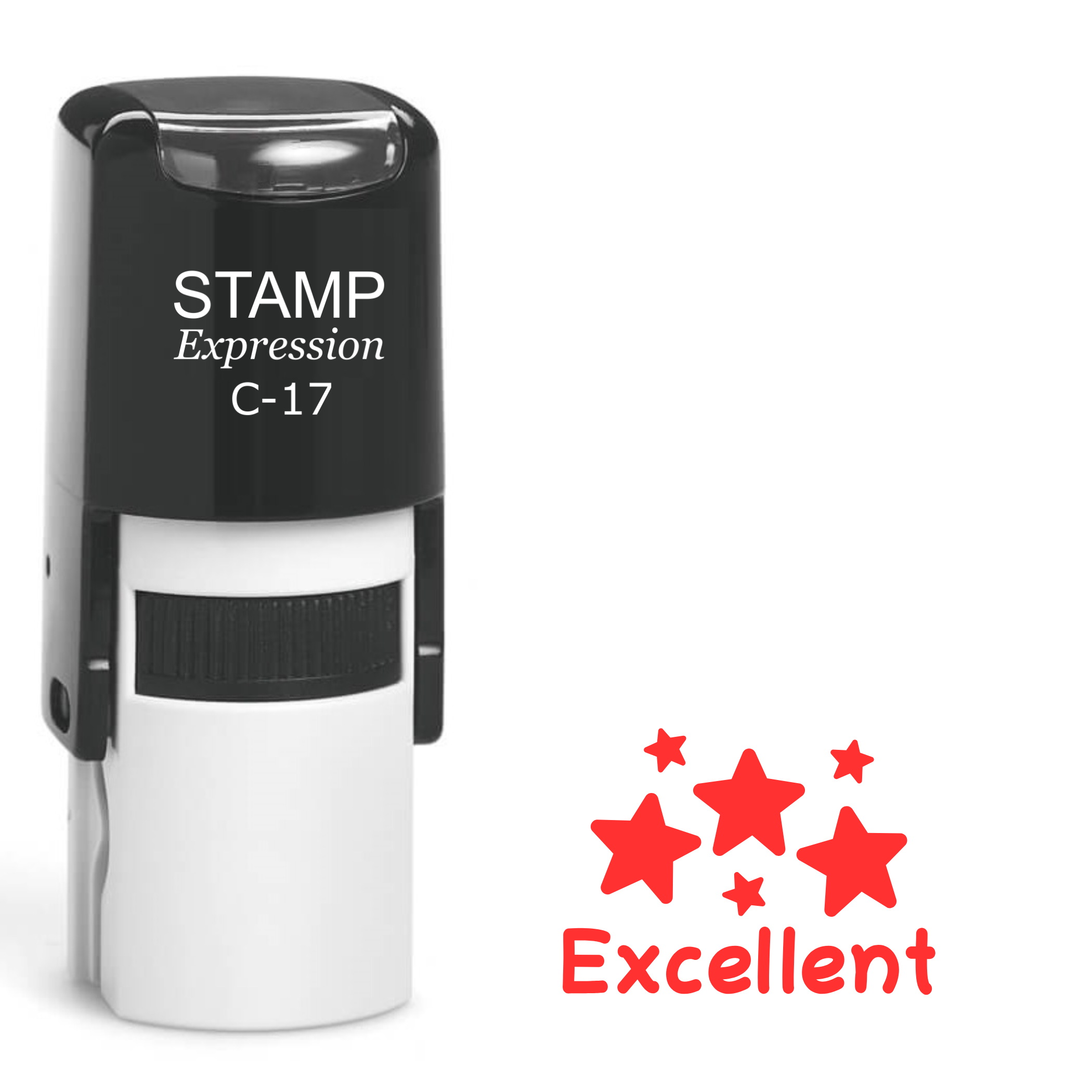 Excellent Stars School Teacher Self Inking Rubber Stamp (SH-61772)